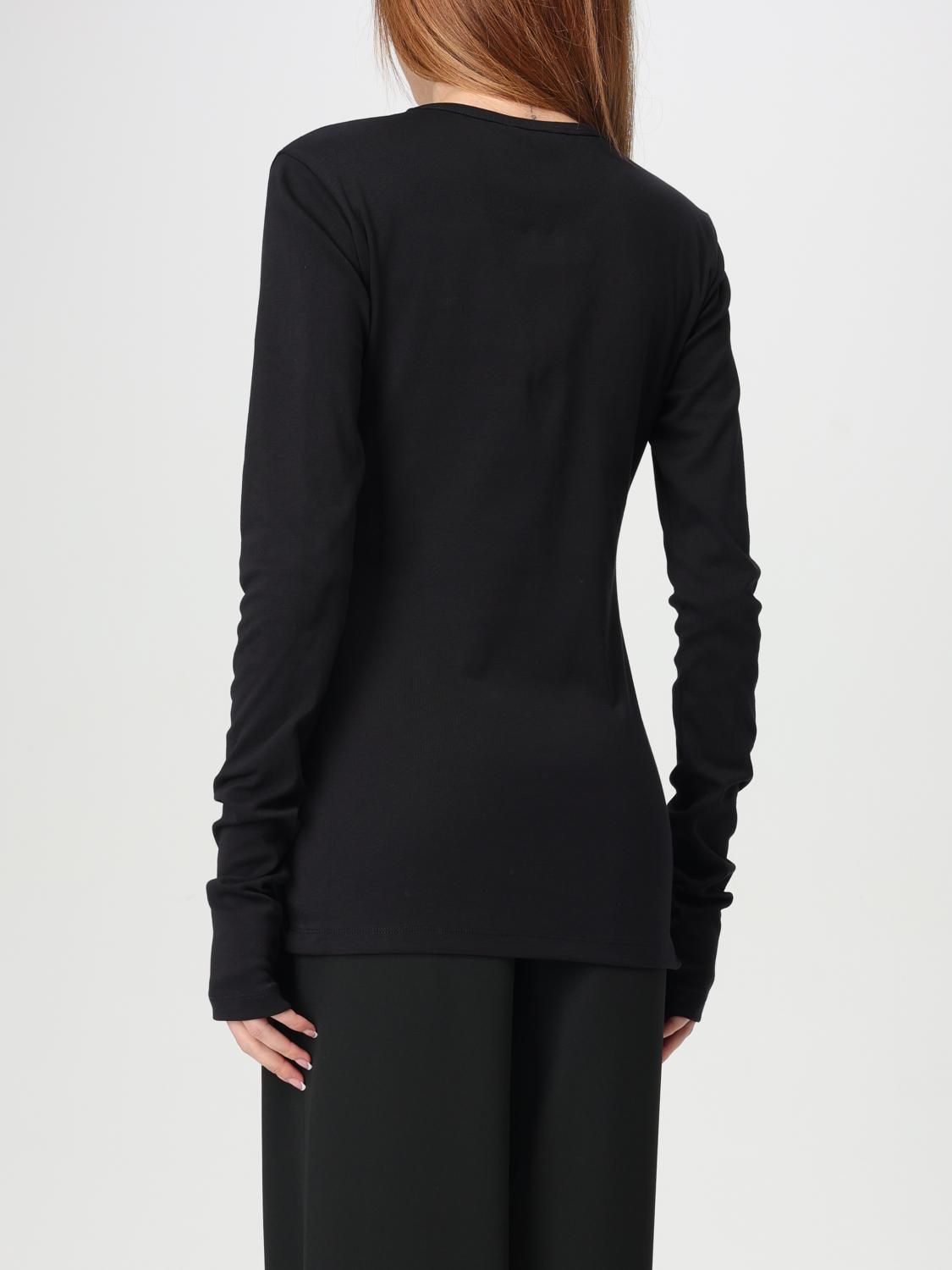 ANN DEMEULEMEESTER T-SHIRT: Sweater woman Ann Demeulemeester, Black - Img 2