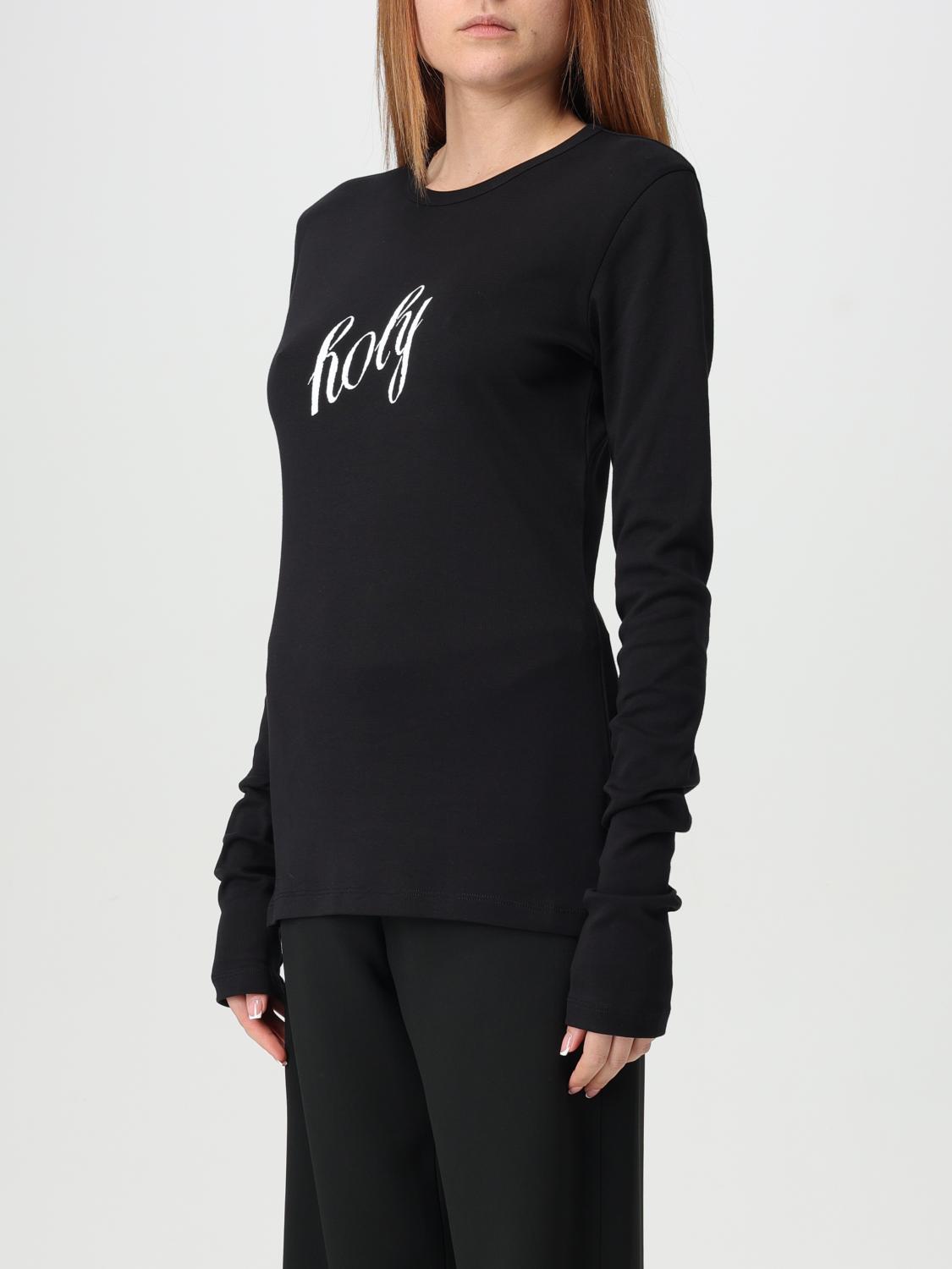 ANN DEMEULEMEESTER T-SHIRT: Sweater woman Ann Demeulemeester, Black - Img 3