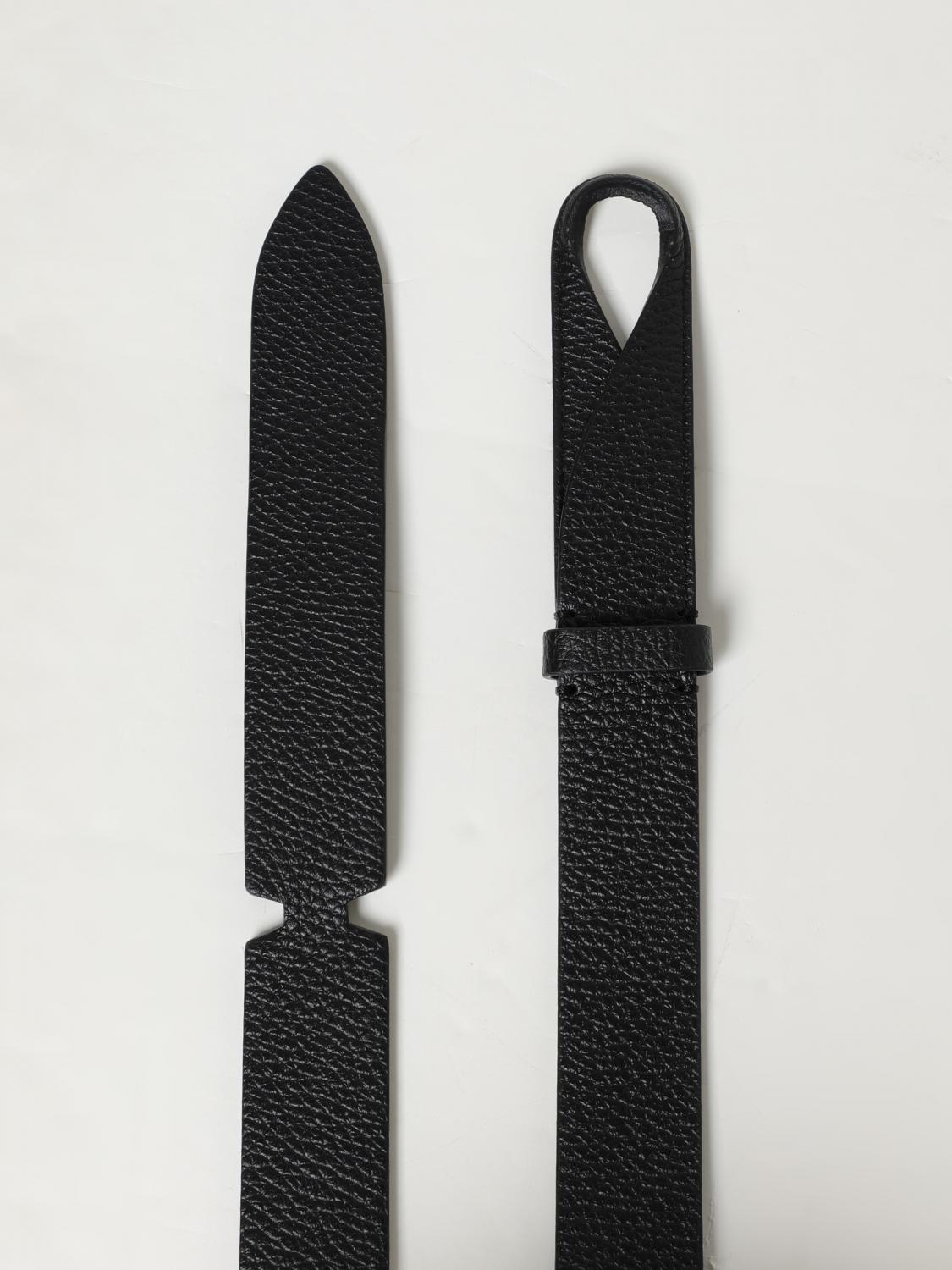 ORCIANI CINTURA: Cintura Nobuckle Micron Orciani in pelle a grana, Nero - Img 3