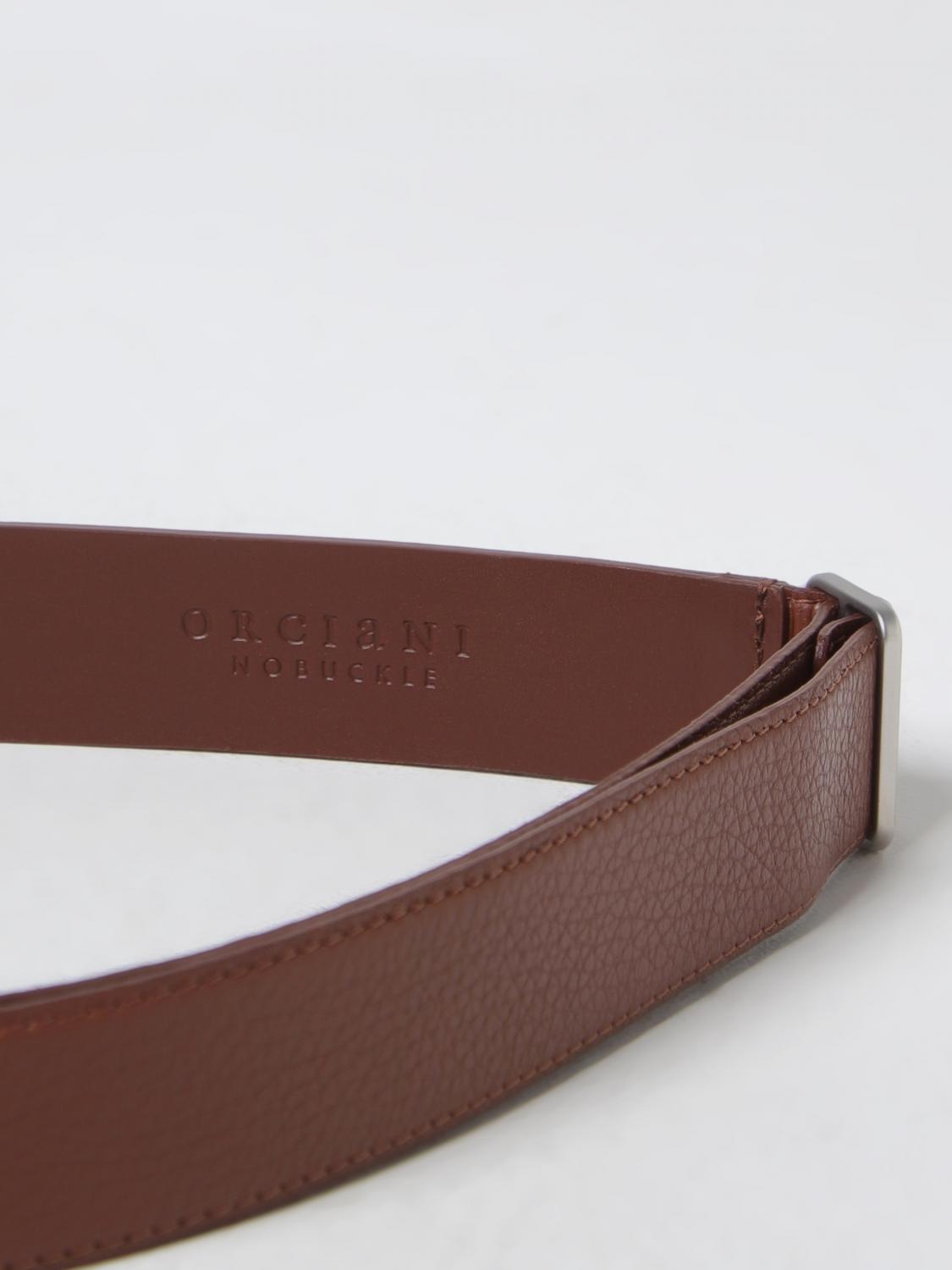 ORCIANI BELT: Belt men Orciani, Tobacco - Img 3