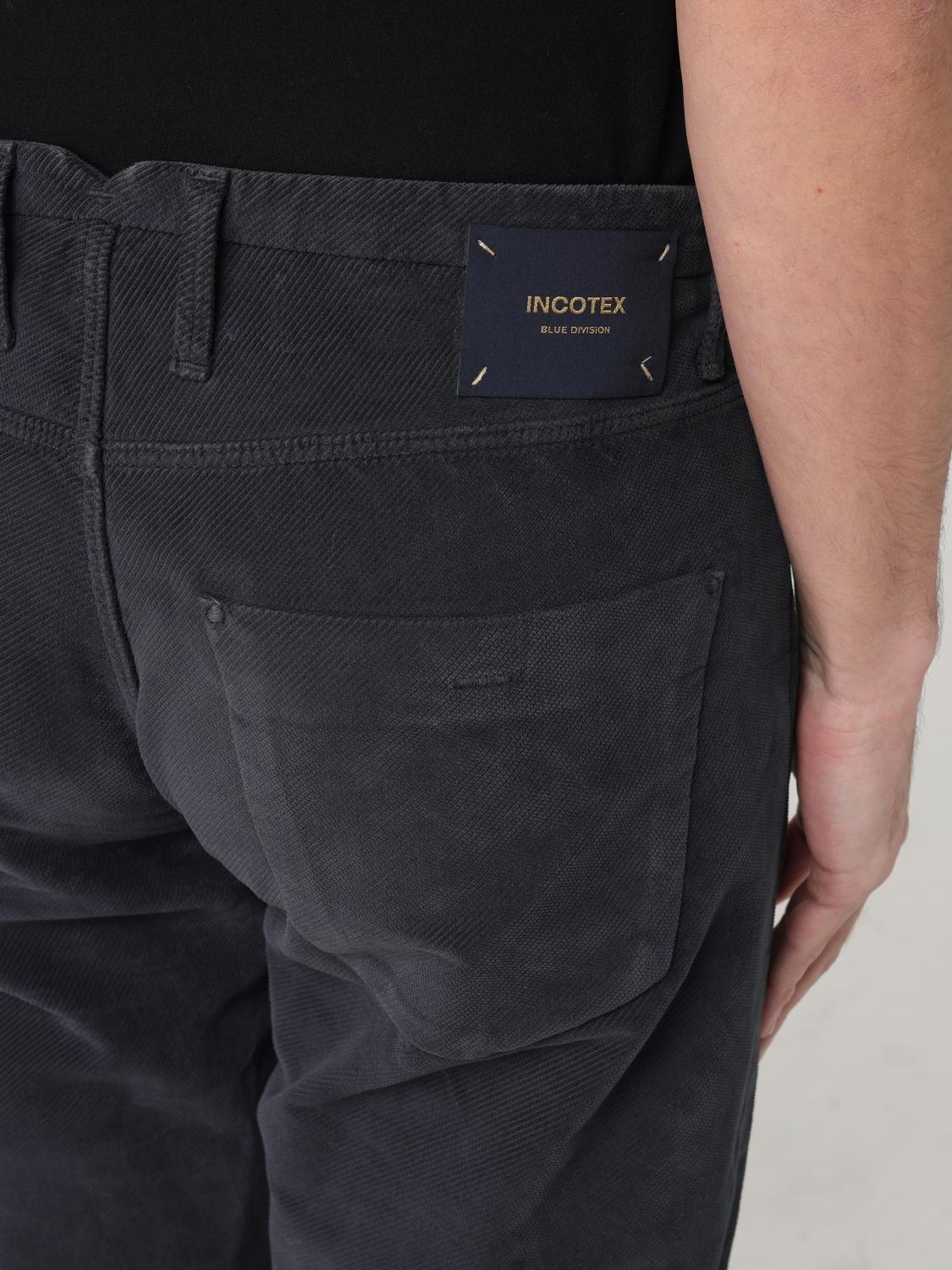 INCOTEX PANTS: Pants men Incotex, Navy - Img 3