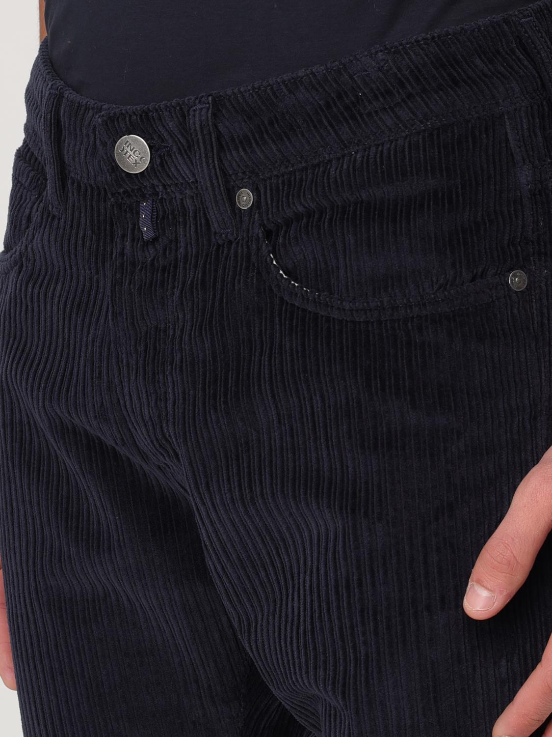 INCOTEX PANTS: Pants men Incotex, Blue - Img 3