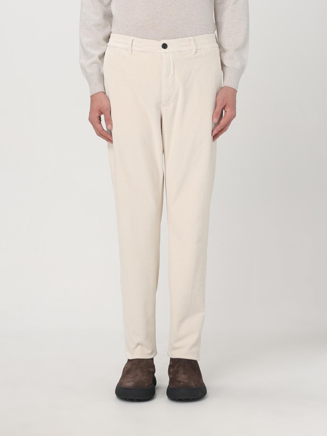 INCOTEX PANTS: Pants men Incotex, Cream - Img 1