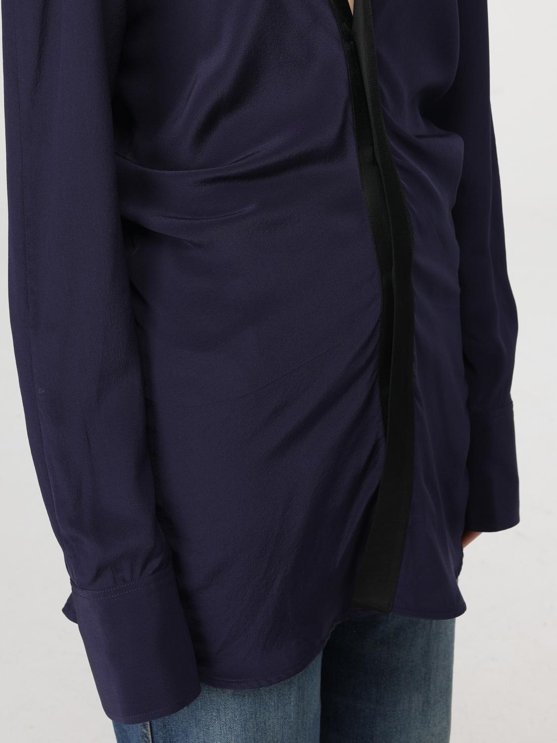 VICTORIA VICTORIA BECKHAM SHIRT: Top woman Victoria Victoria Beckham, Blue - Img 5