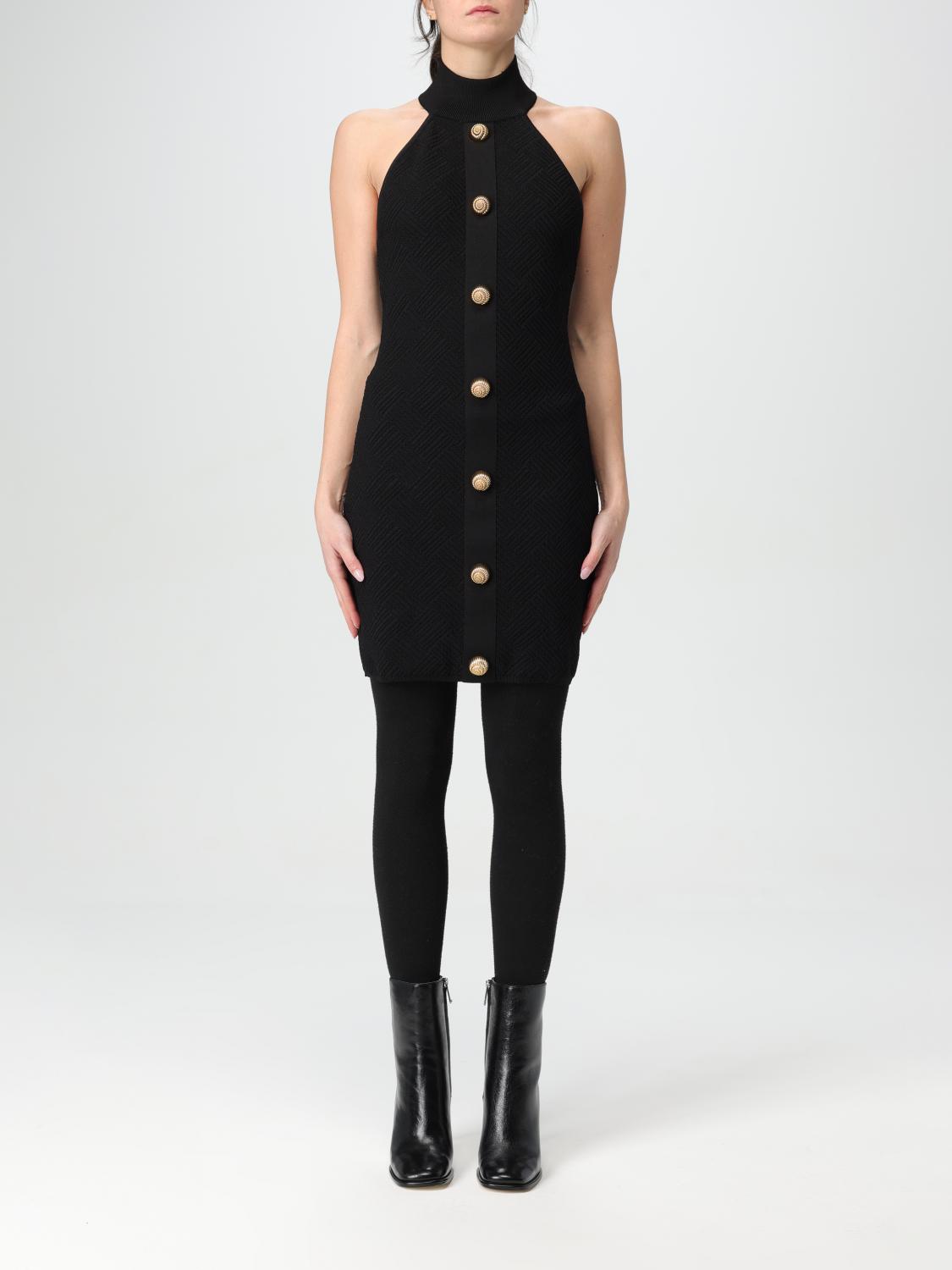 BALMAIN DRESS: Dress woman Balmain, Black - Img 1