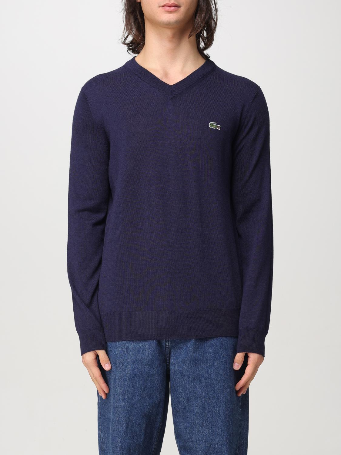 LACOSTE SWEATER: Sweater men Lacoste, Blue - Img 1