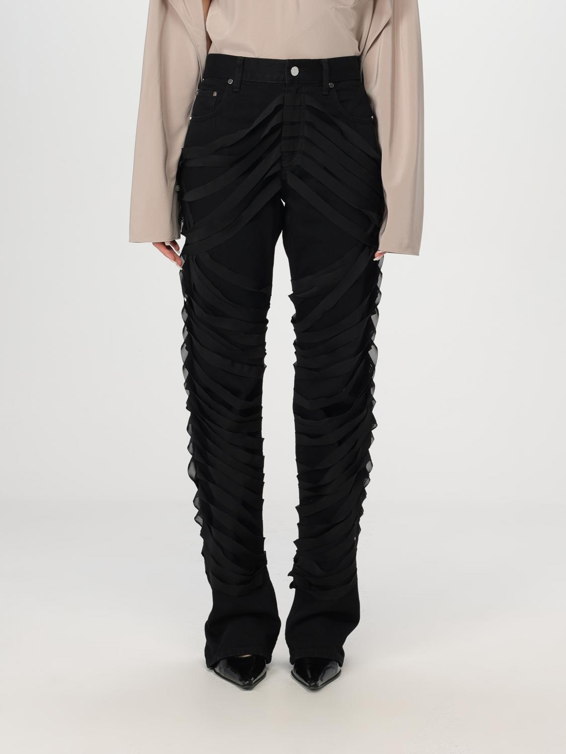 HELMUT LANG JEANS: Pants woman Helmut Lang, Black - Img 1