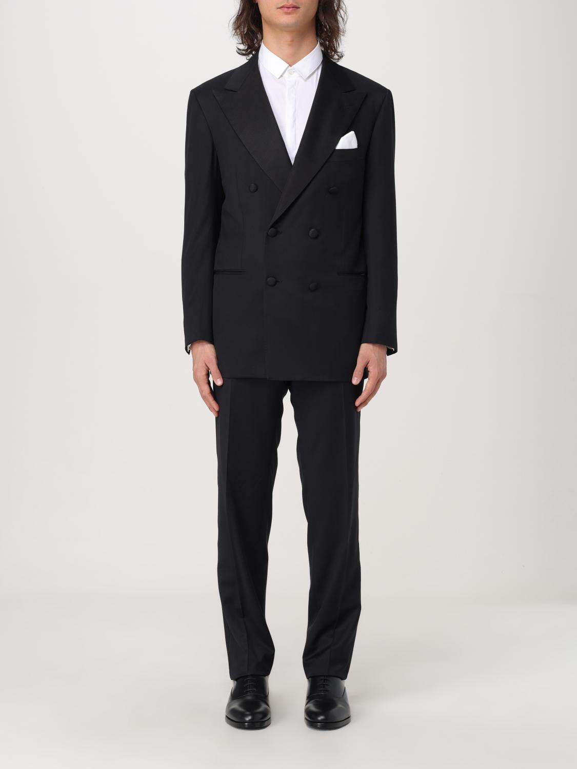 KITON SUIT: Suit men Kiton, Black - Img 1