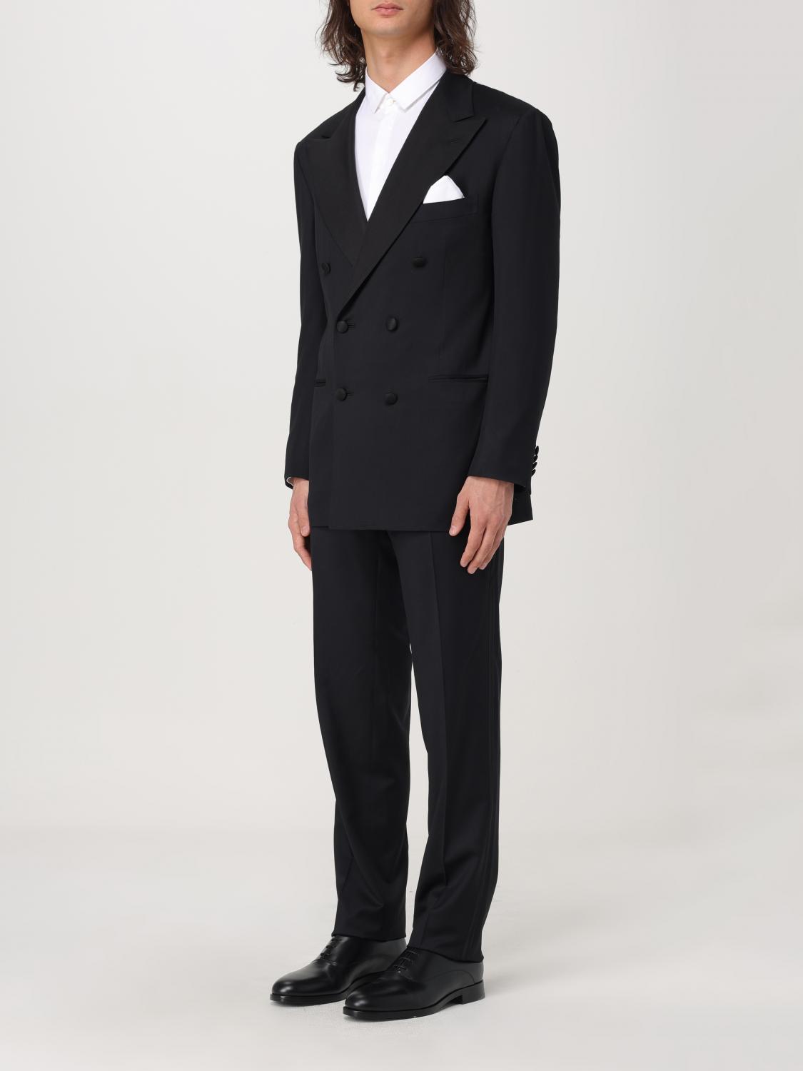 KITON SUIT: Suit men Kiton, Black - Img 4