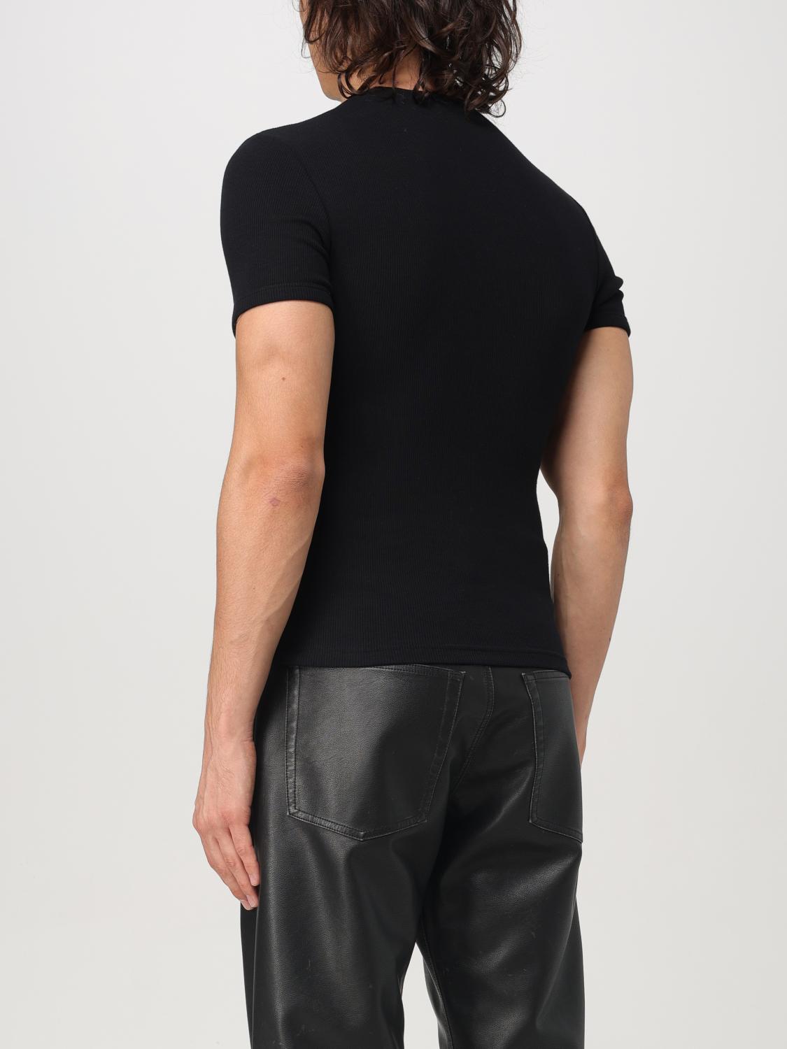 COURRÈGES T-SHIRT: T-shirt Courrèges in cotone a costine , Nero - Img 3