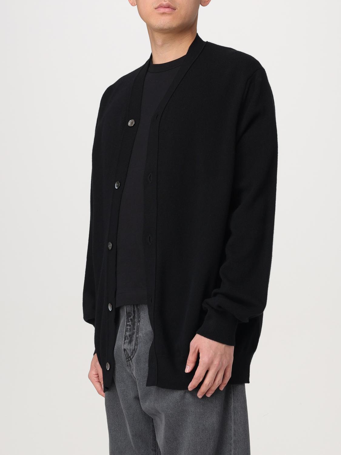 COMME DES GARCONS CARDIGAN: Cardigan Comme Des Garçons in lana , Nero - Img 3