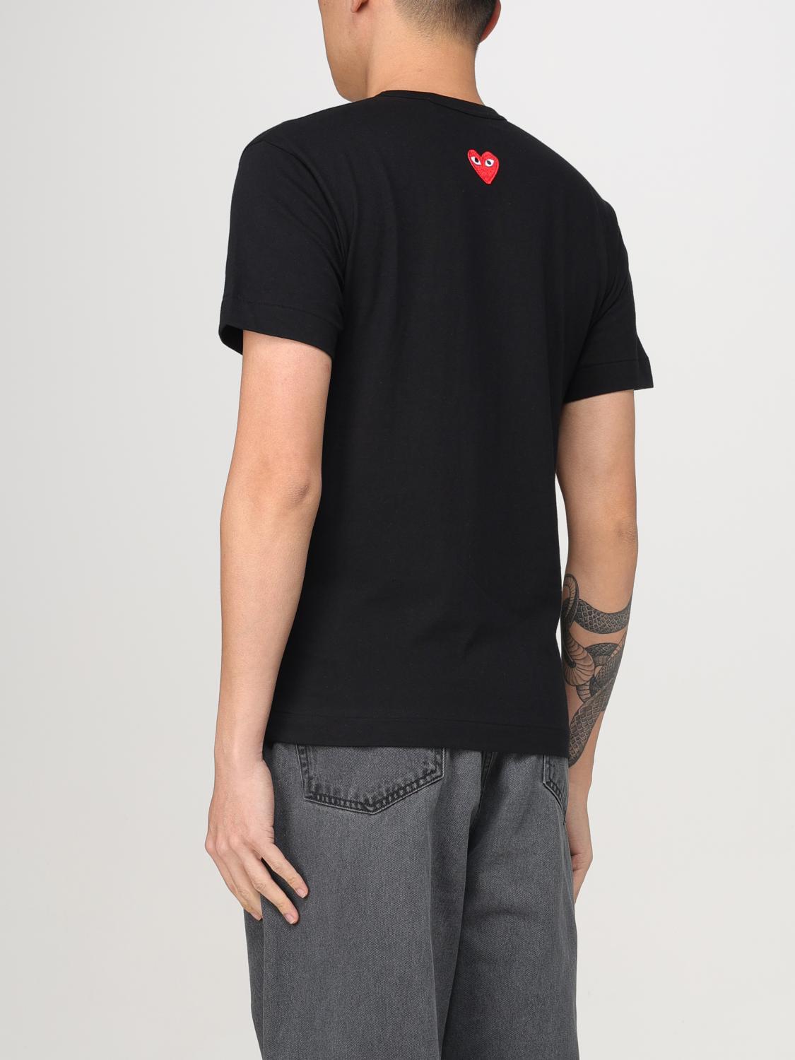 COMME DES GARCONS PLAY T-SHIRT: Polo shirt men Comme Des Garcons Play, Black - Img 2