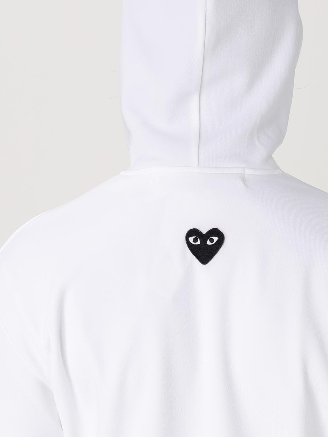 COMME DES GARCONS PLAY ТОЛСТОВКА: Толстовка Мужское Comme Des Garcons Play, Белый - Img 4