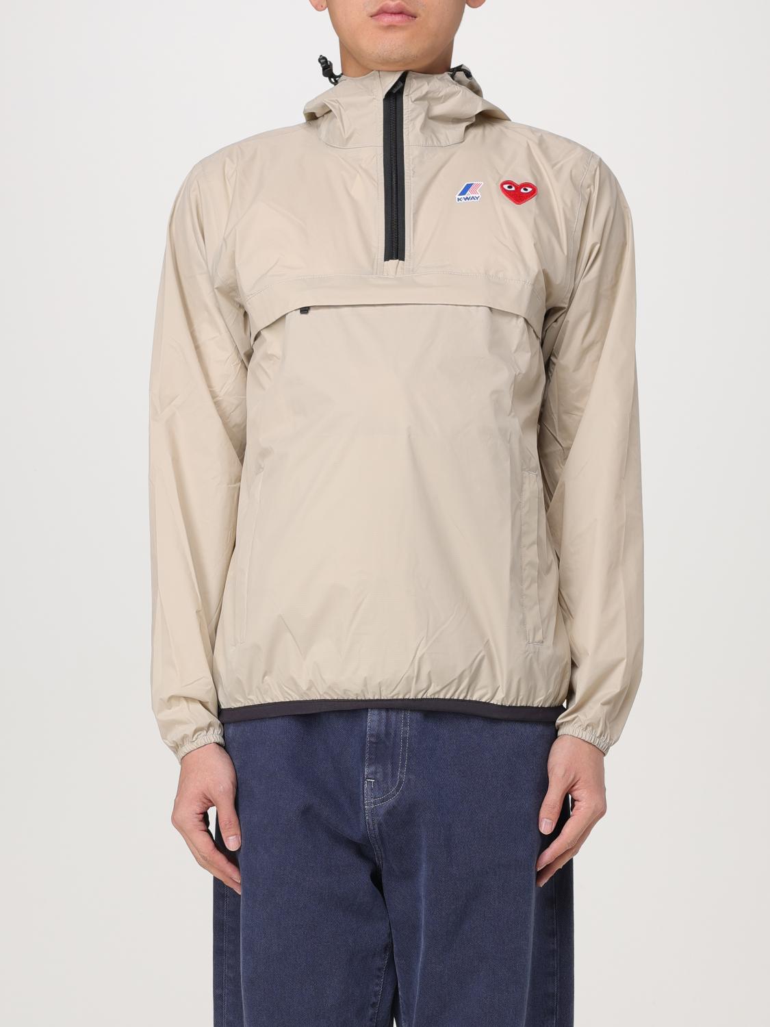 COMME DES GARCONS PLAY GIACCA: Giacca uomo Comme Des Garcons Play, Beige - Img 1