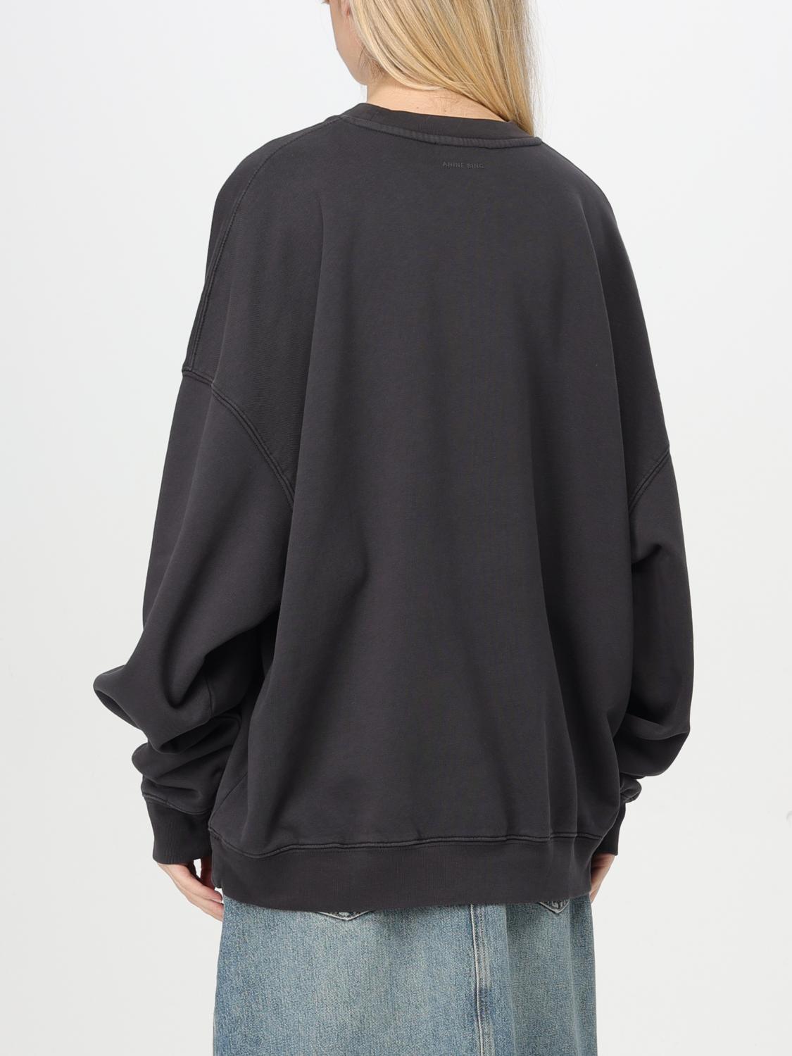 ANINE BING SWEATSHIRT: Sweatshirt woman Anine Bing, Black - Img 2