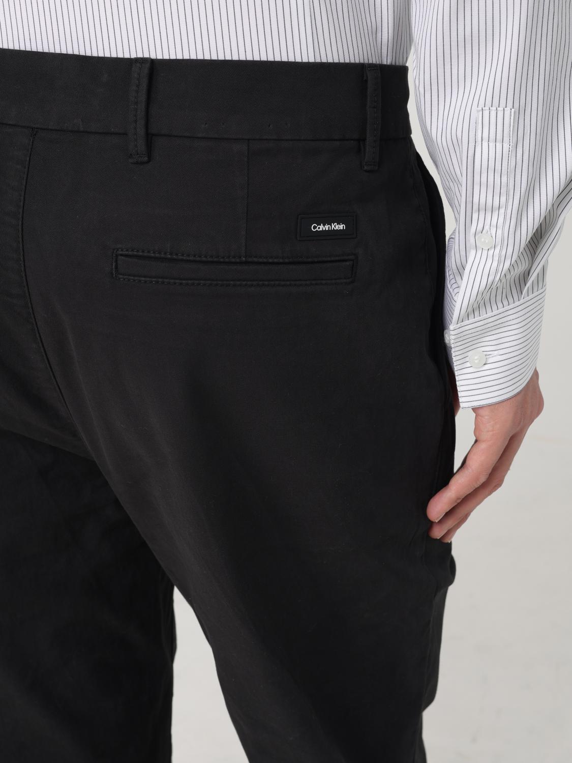 CALVIN KLEIN PANTS: Pants men Calvin Klein, Black - Img 3