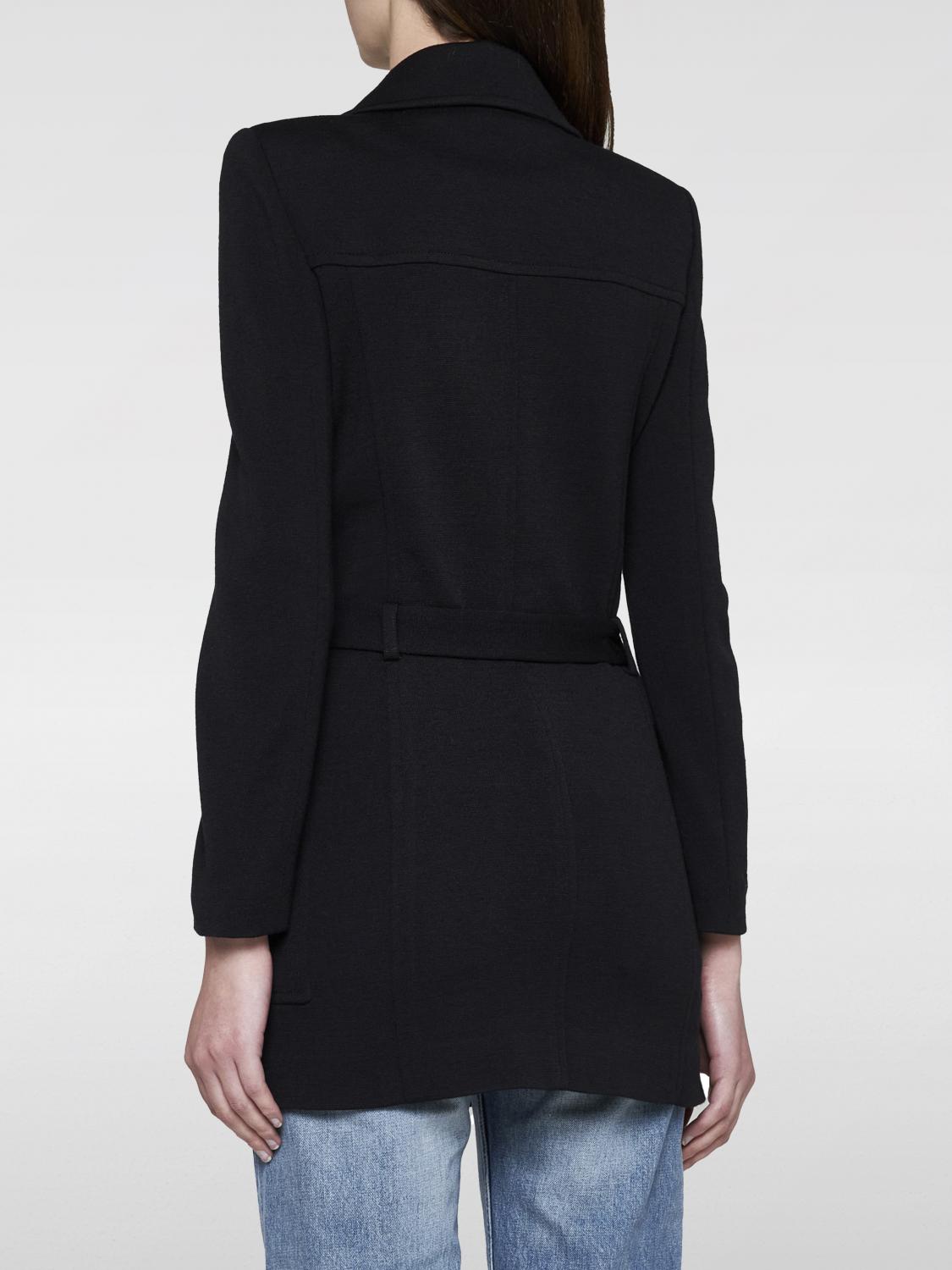 SAINT LAURENT COAT: Coat woman Saint Laurent, Black - Img 2