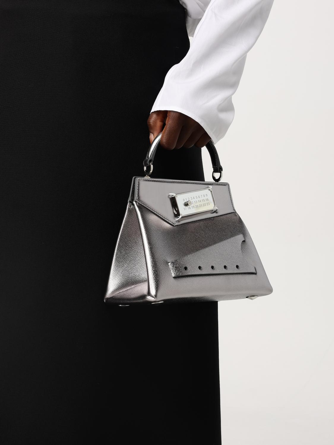 MAISON MARGIELA MINI BOLSO: Bolso de mano mujer Maison Margiela, Plata - Img 2