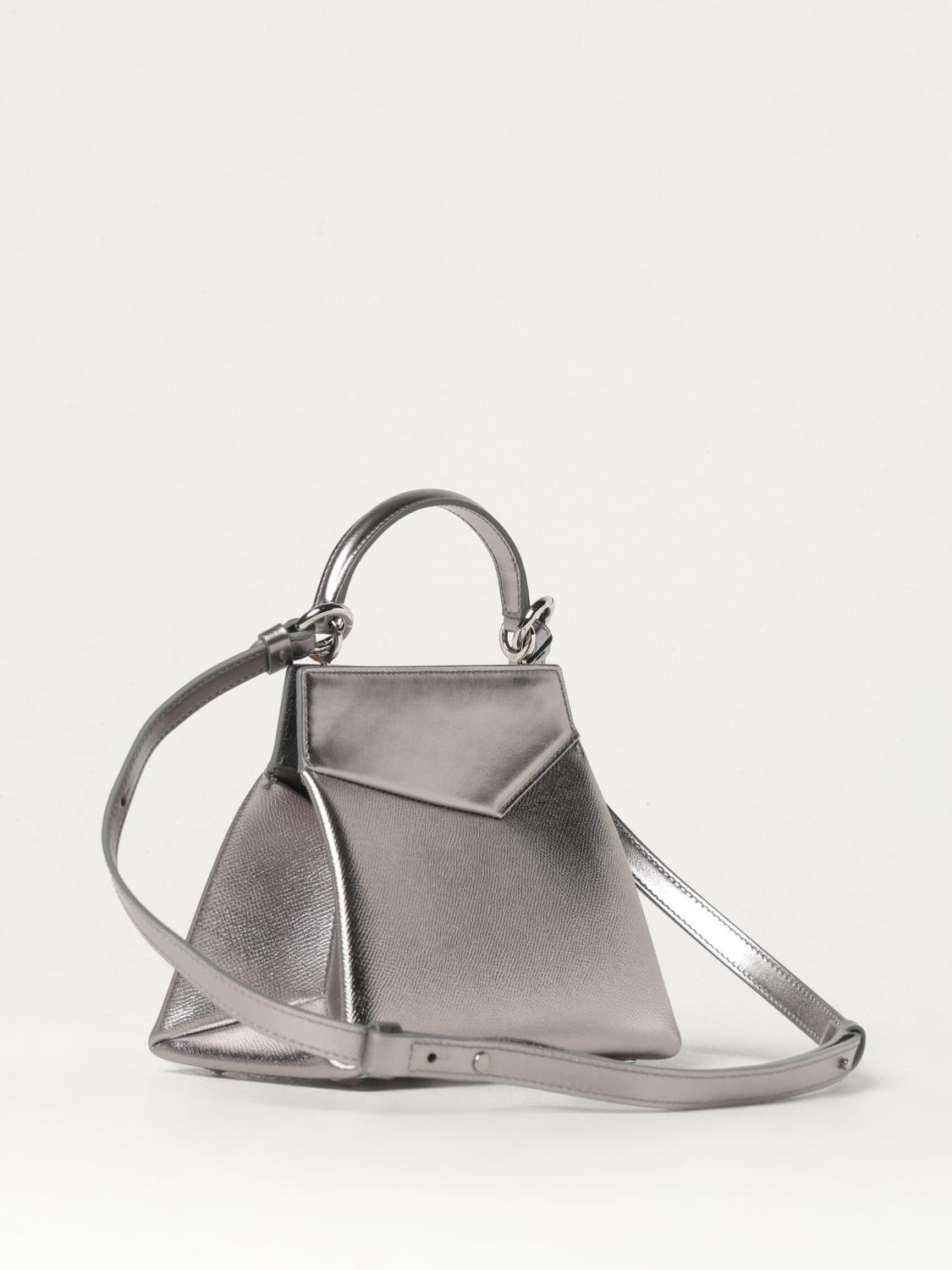 MAISON MARGIELA MINI BOLSO: Bolso de mano mujer Maison Margiela, Plata - Img 3