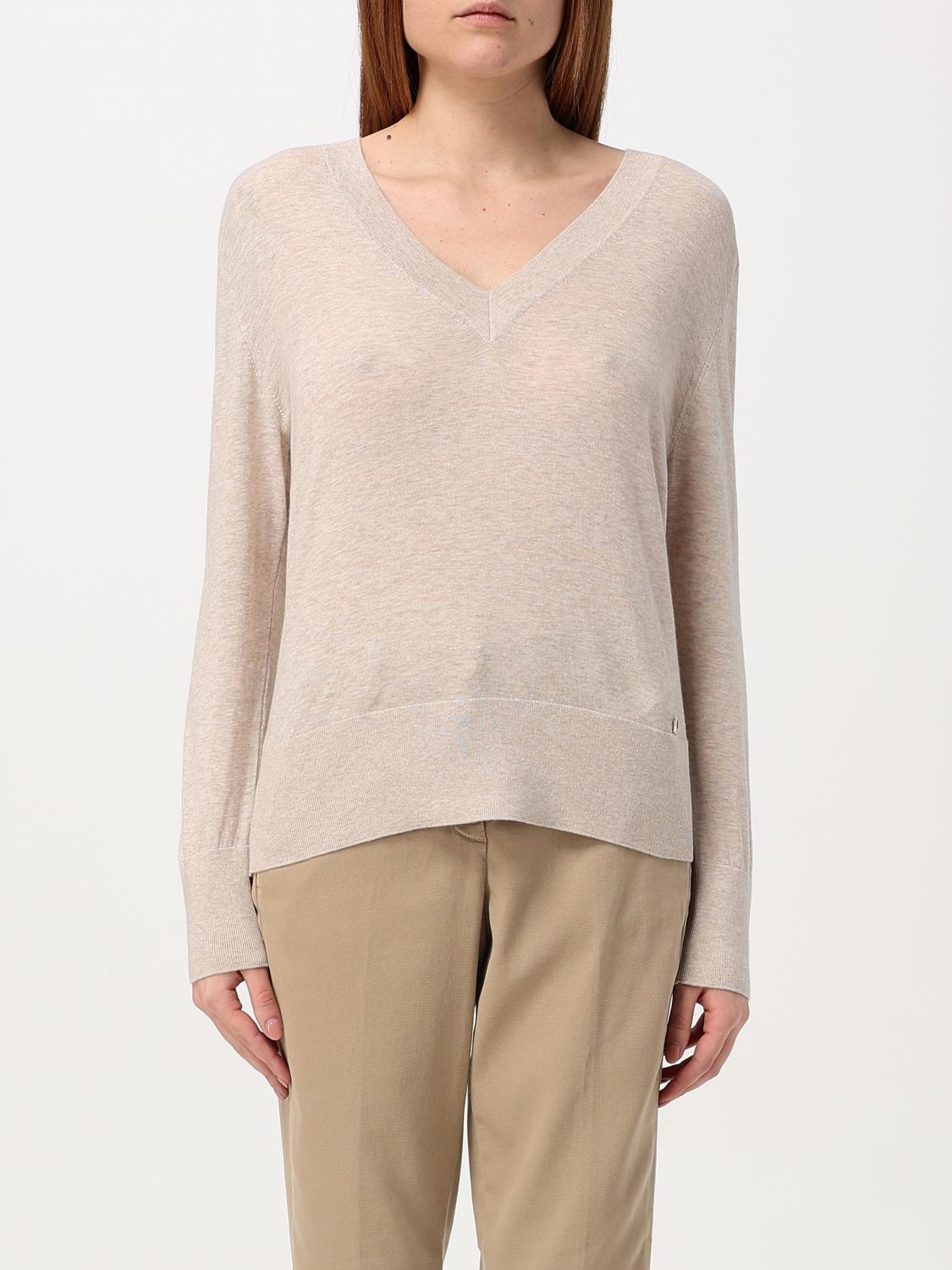 LIU JO SWEATER: Sweater woman Liu Jo, Beige - Img 1