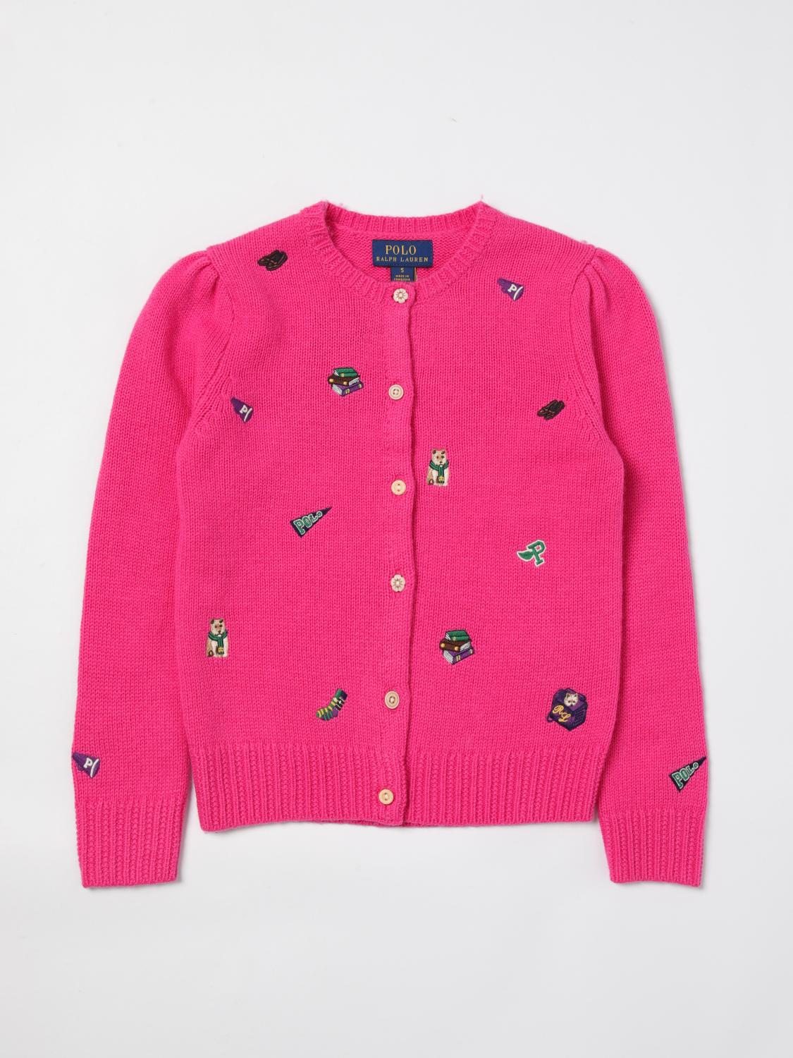 POLO RALPH LAUREN SWEATER: Sweater kids Polo Ralph Lauren, Pink - Img 1