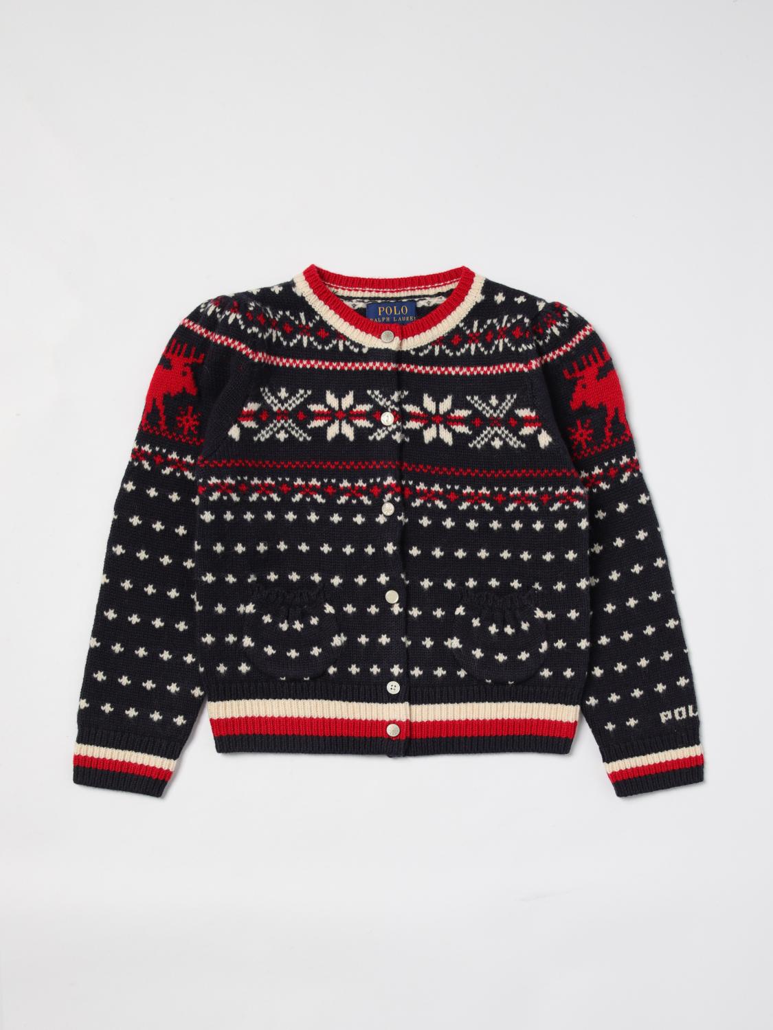 POLO RALPH LAUREN SWEATER: Sweater kids Polo Ralph Lauren, Blue - Img 1