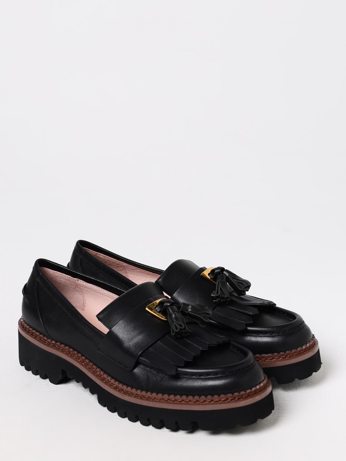 COCCINELLE LOAFERS: Shoes woman Coccinelle, Black - Img 2