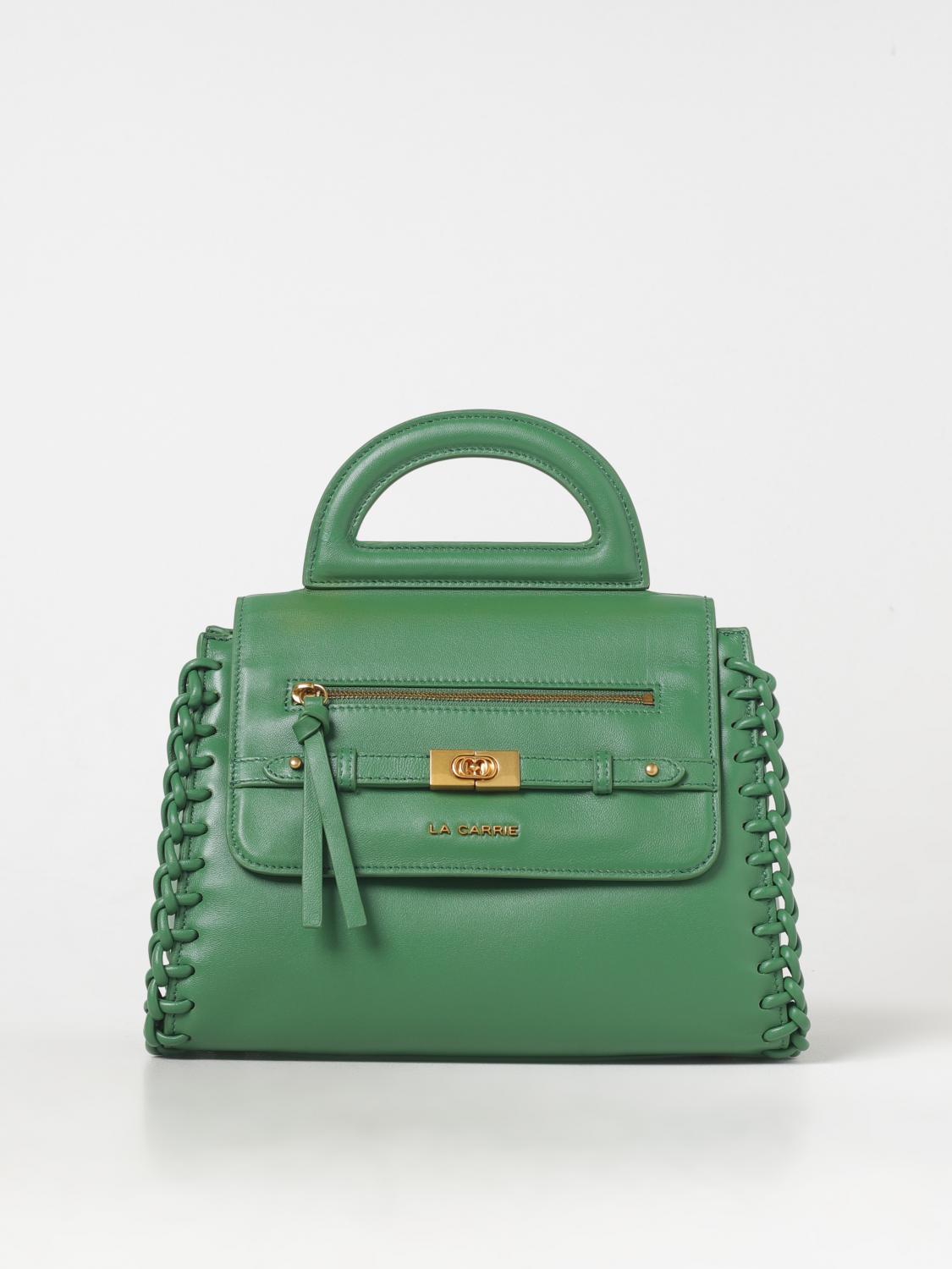 LA CARRIE HANDBAG: Crossbody bags woman La Carrie, Green - Img 1