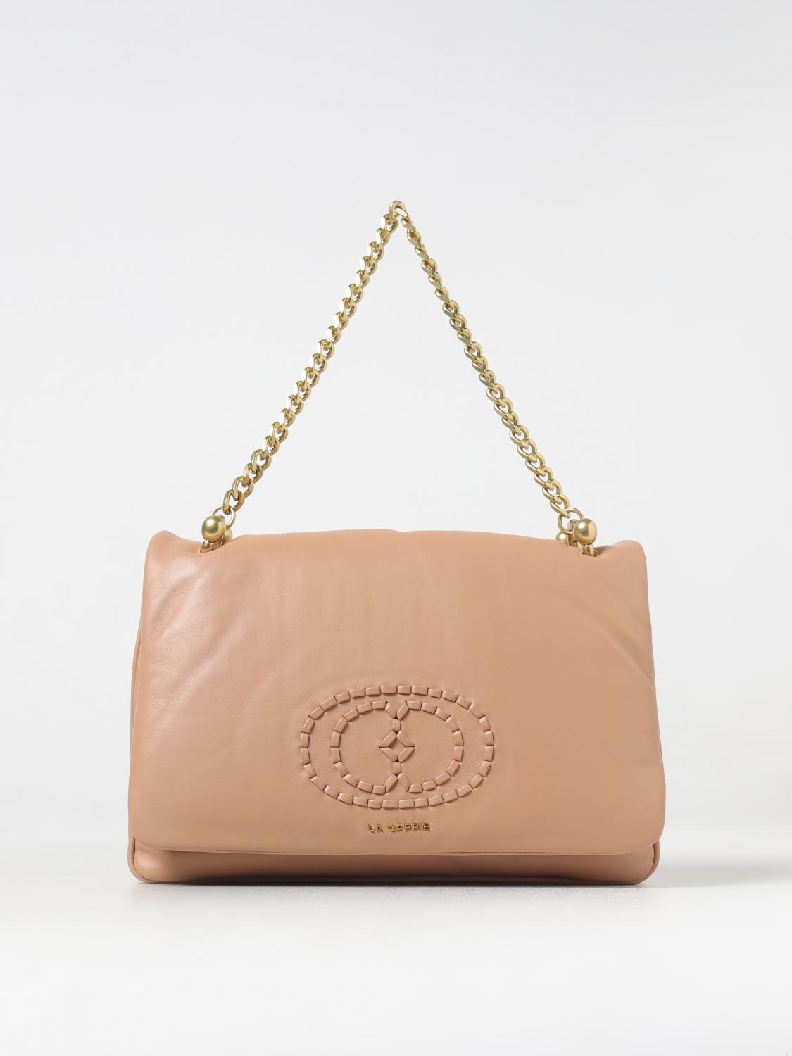 LA CARRIE BOLSO DE HOMBRO: Bandolera mujer La Carrie, Beige - Img 1