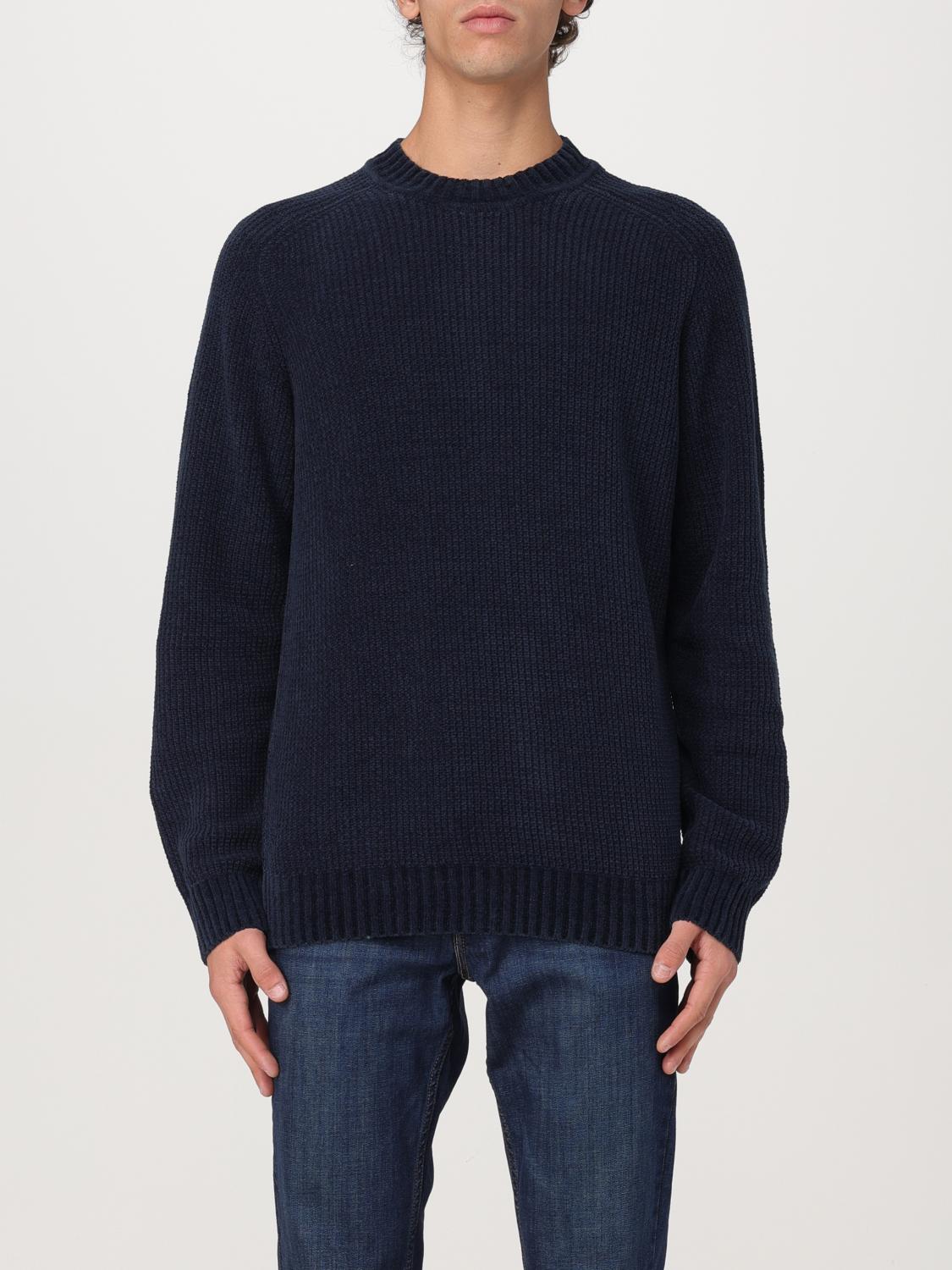 BOSS SWEATER: Sweater men Boss, Blue - Img 1