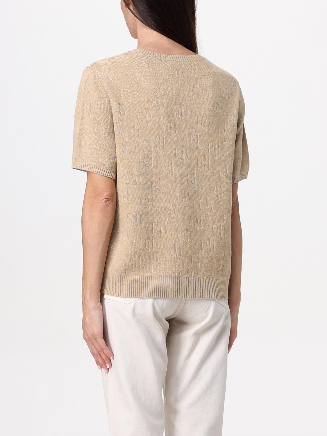 LAUREN RALPH LAUREN SWEATER: Sweater woman Lauren Ralph Lauren, Beige - Img 2