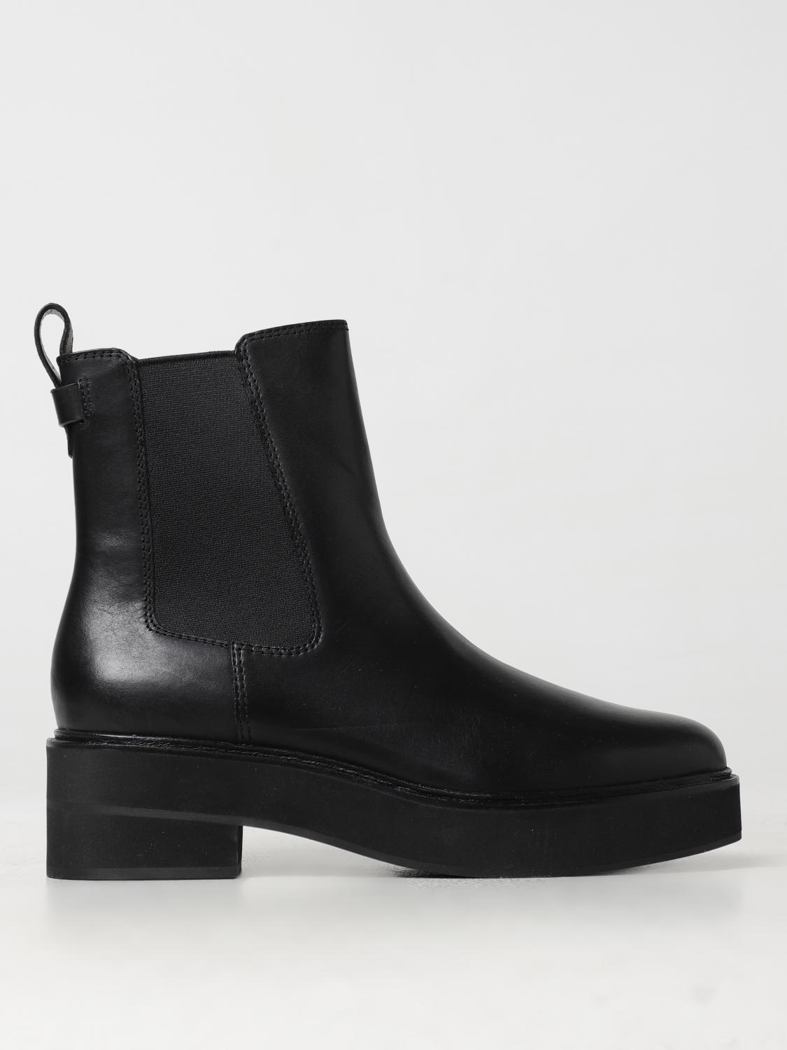 LAUREN RALPH LAUREN FLAT ANKLE BOOTS: Shoes woman Lauren Ralph Lauren, Black - Img 1