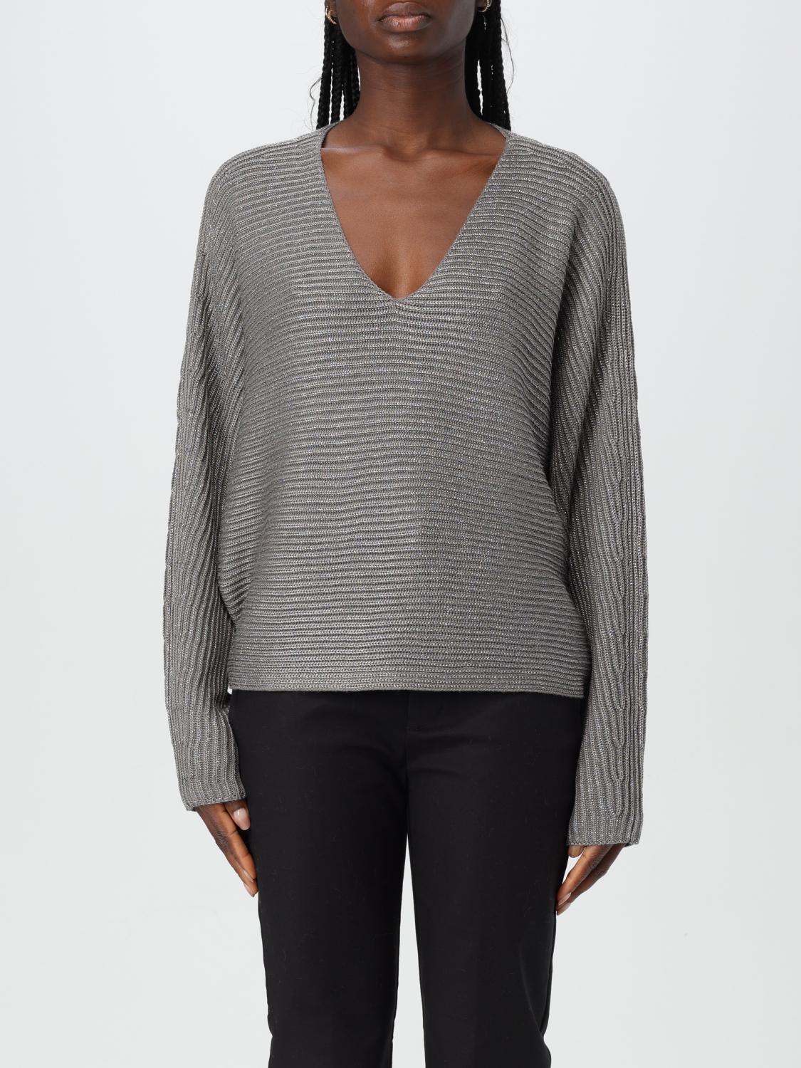 LAUREN RALPH LAUREN MAGLIA: Pullover Lauren Ralph Lauren in misto cotone , Grigio - Img 1