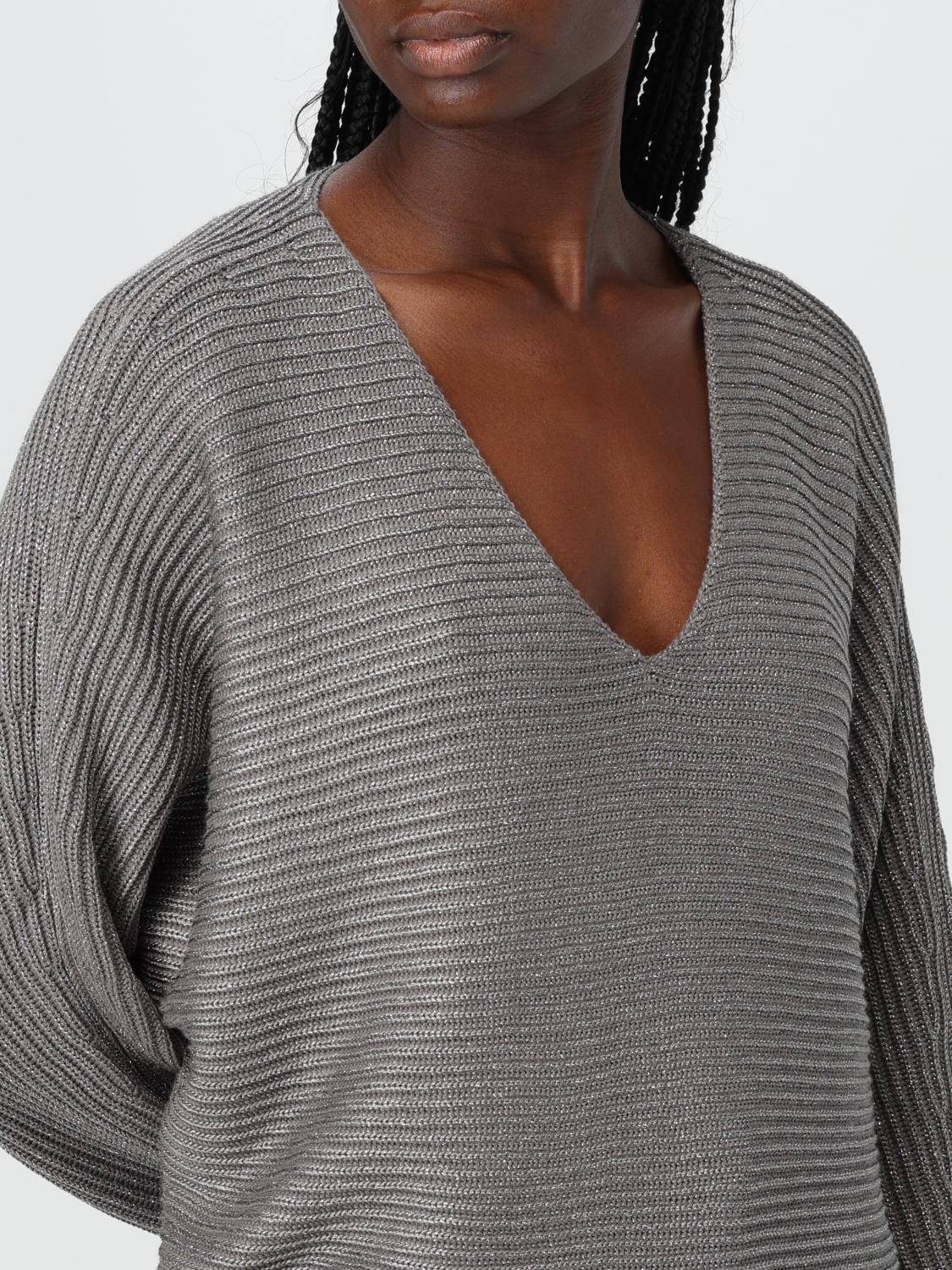 LAUREN RALPH LAUREN MAGLIA: Pullover Lauren Ralph Lauren in misto cotone , Grigio - Img 3