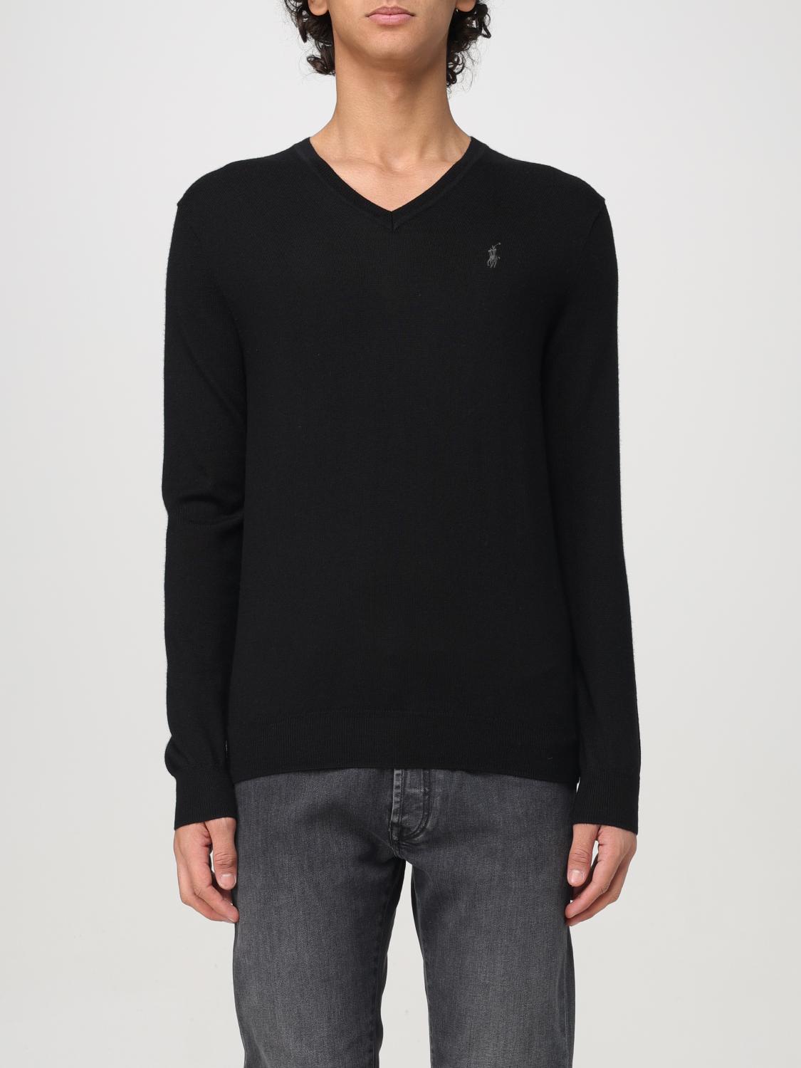 POLO RALPH LAUREN SWEATER: Sweater men Polo Ralph Lauren, Black - Img 1