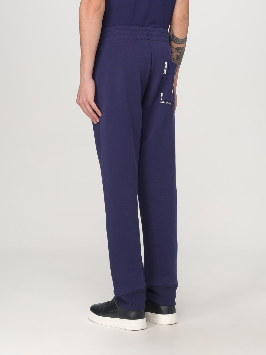 MOSCHINO COUTURE PANTS: Pants men Moschino Couture, Blue - Img 3