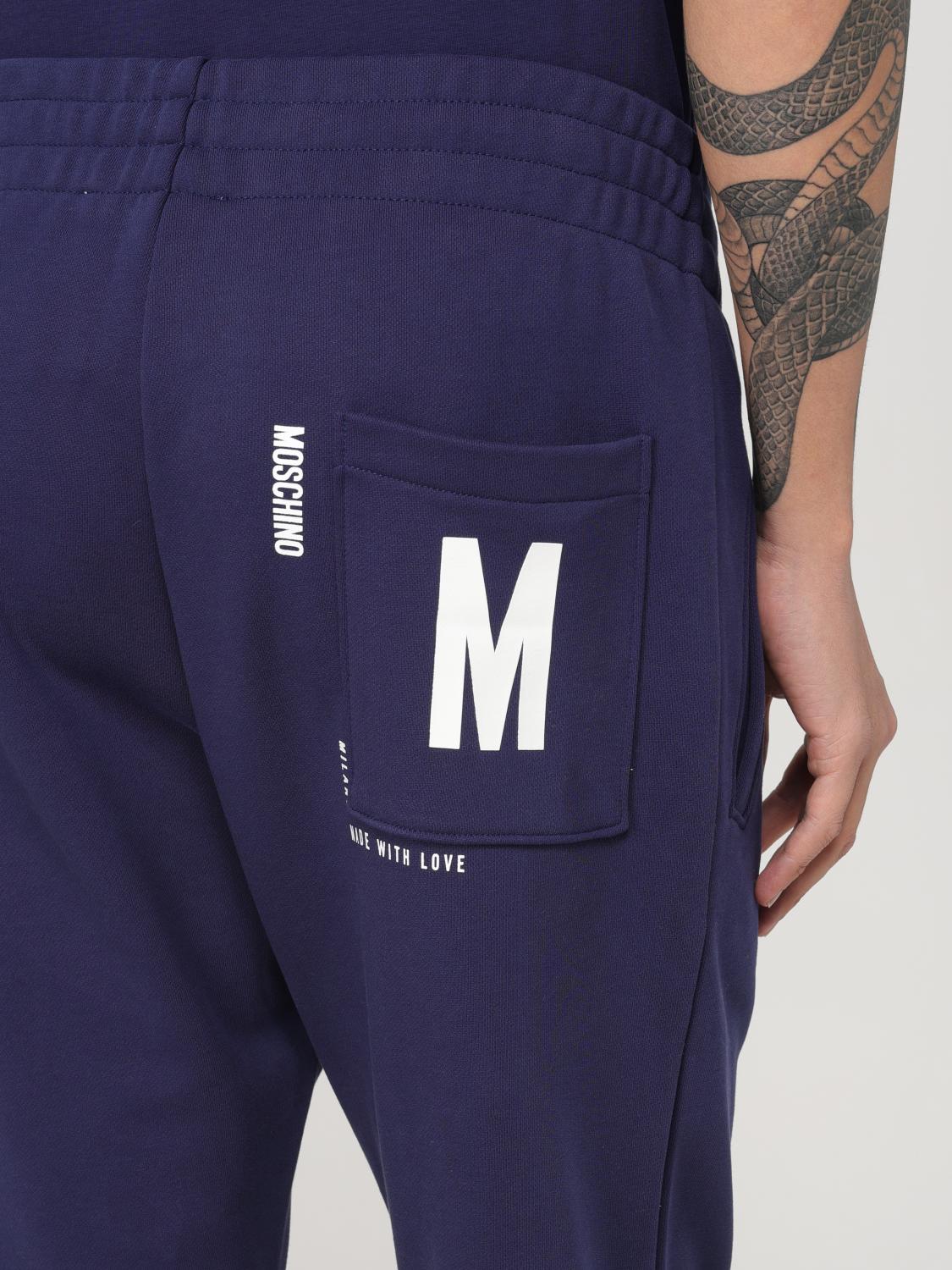 MOSCHINO COUTURE PANTS: Pants men Moschino Couture, Blue - Img 5