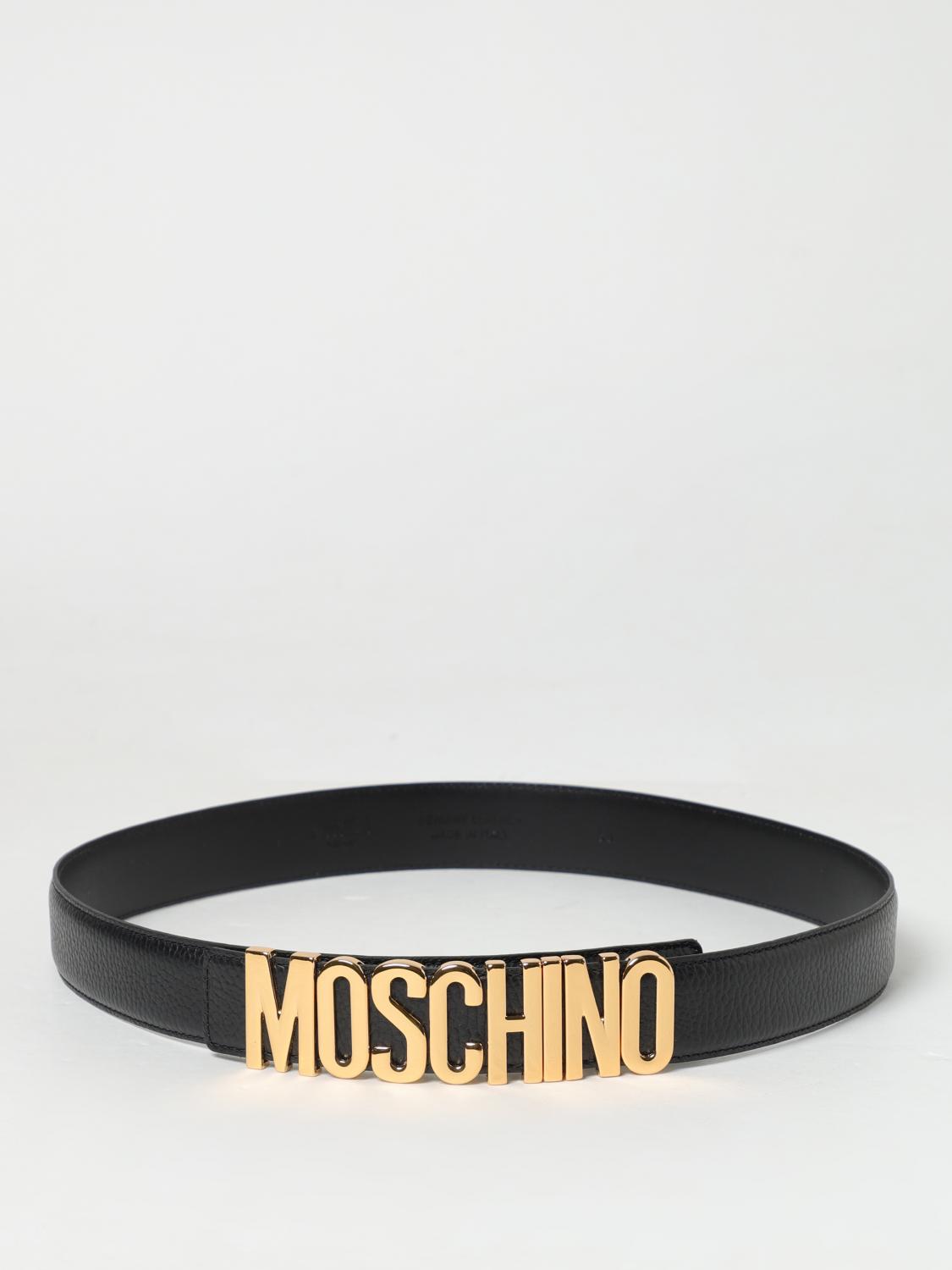 MOSCHINO COUTURE ベルト: ベルト メンズ Moschino Couture, ブラック - Img 1