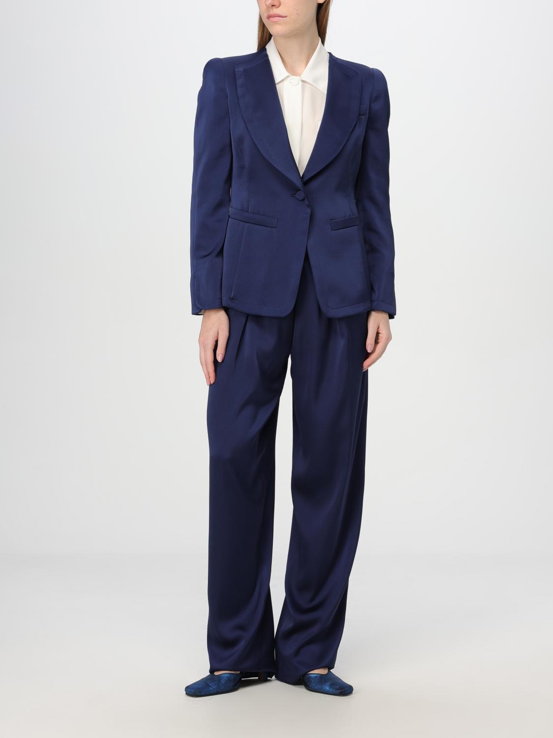 EMPORIO ARMANI BLAZER: Blazer woman Emporio Armani, Blue - Img 2