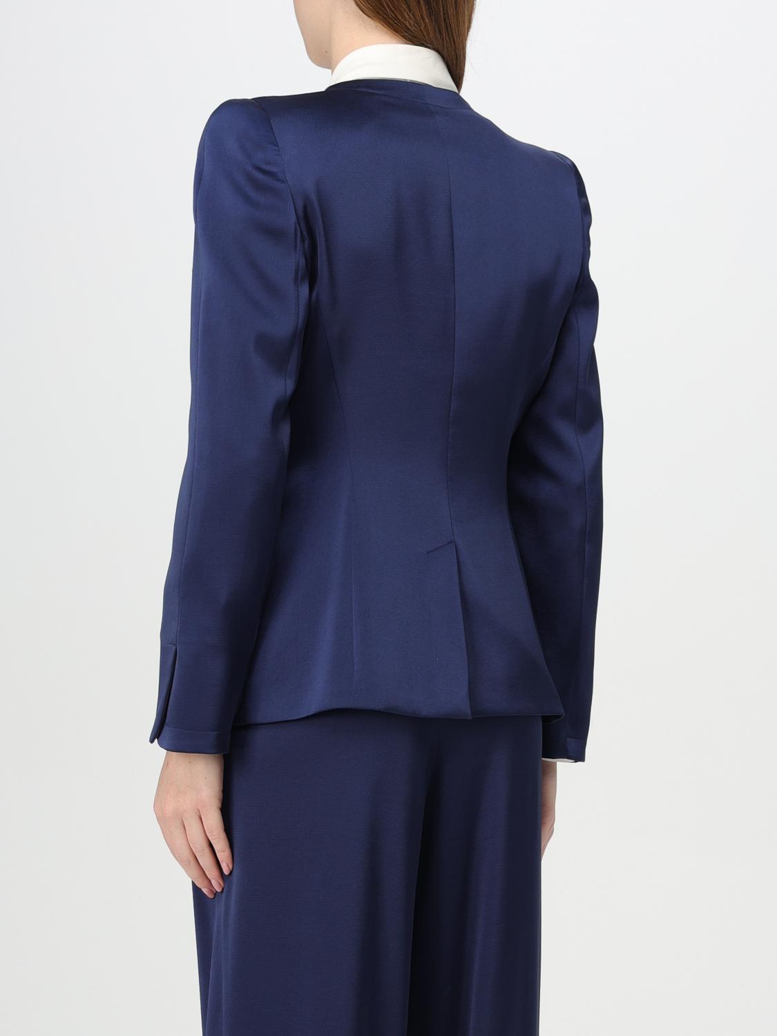 EMPORIO ARMANI BLAZER: Blazer woman Emporio Armani, Blue - Img 3