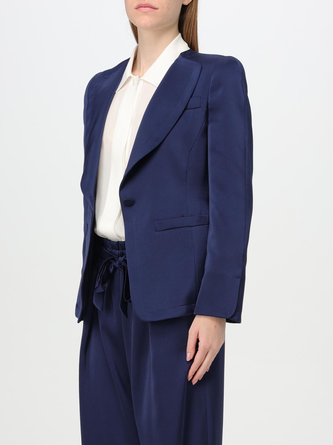 EMPORIO ARMANI BLAZER: Blazer woman Emporio Armani, Blue - Img 4