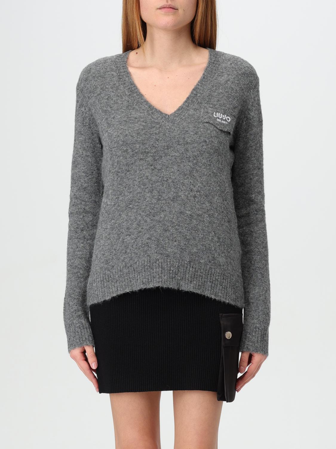 LIU JO SWEATER: Sweater woman Liu Jo, Grey - Img 1