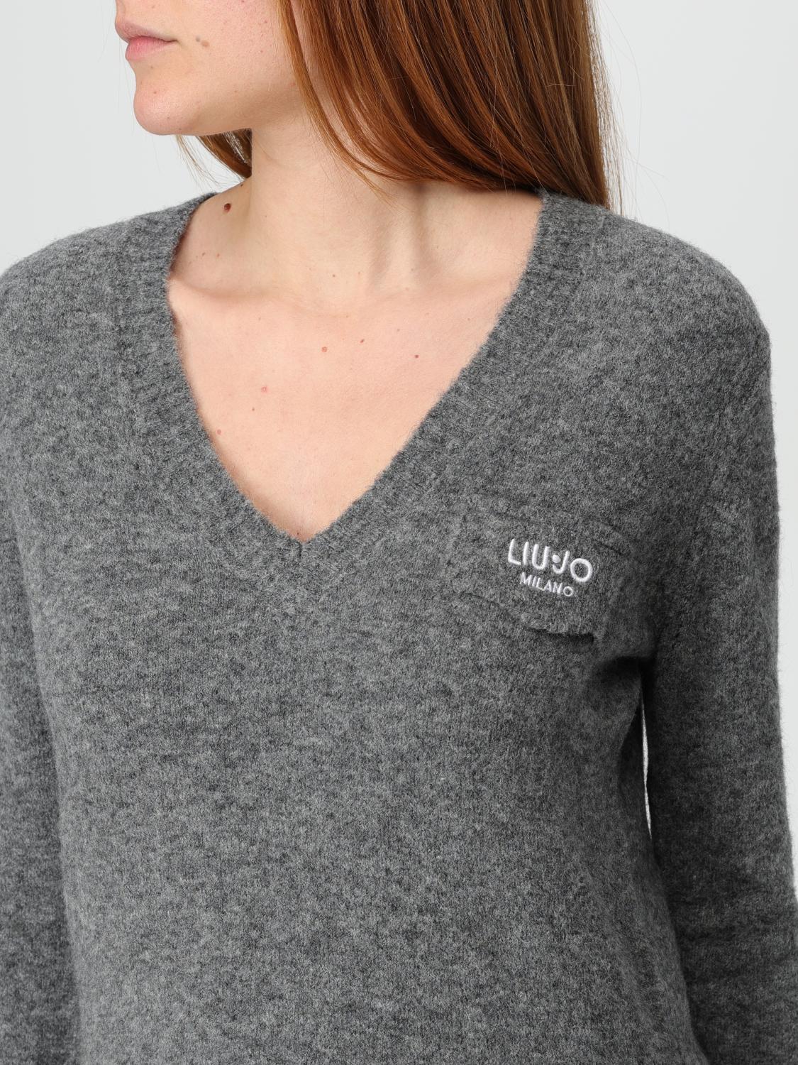 LIU JO SWEATER: Sweater woman Liu Jo, Grey - Img 3