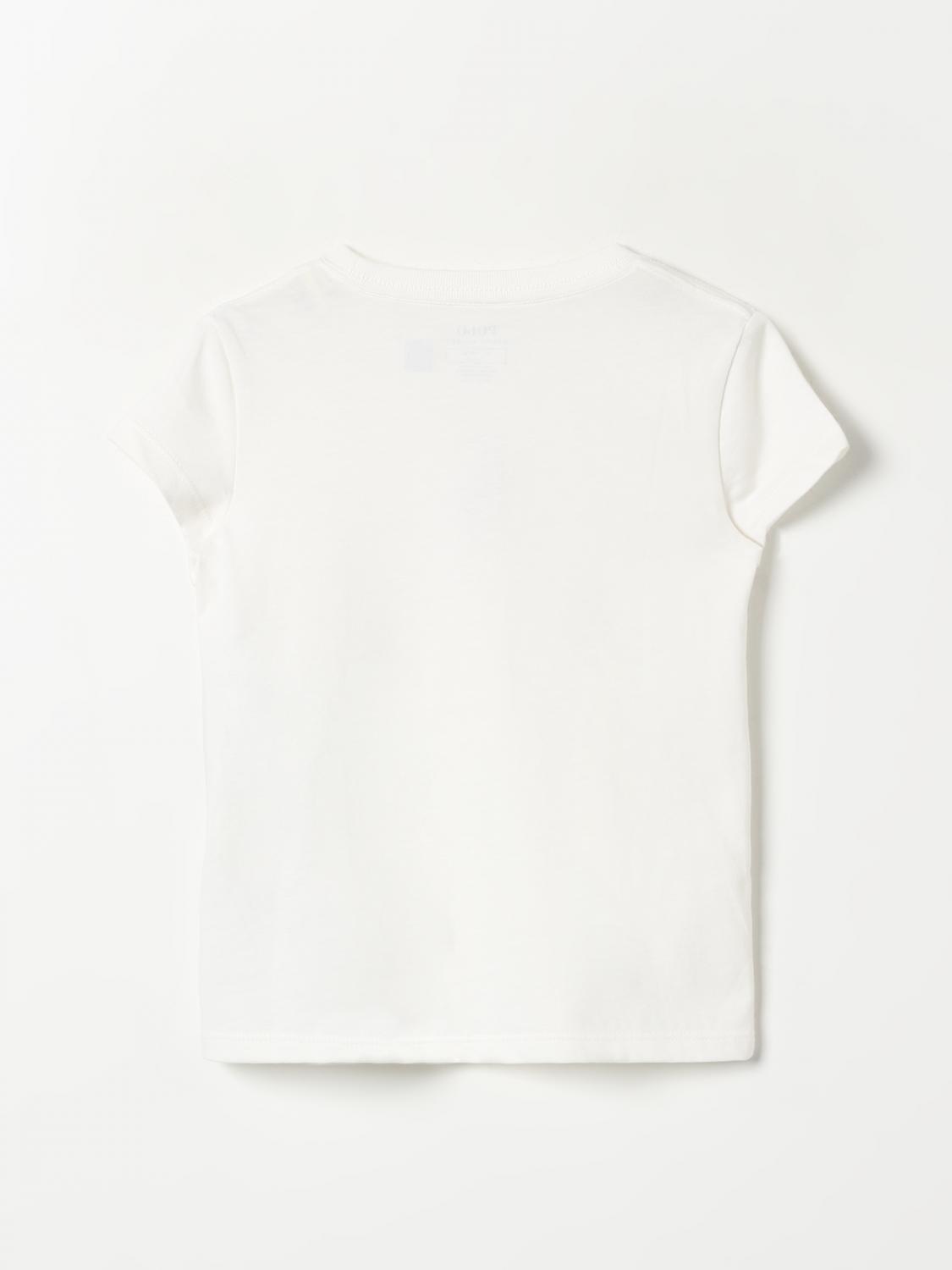 POLO RALPH LAUREN T-SHIRT: T-shirt kids Polo Ralph Lauren, White - Img 2