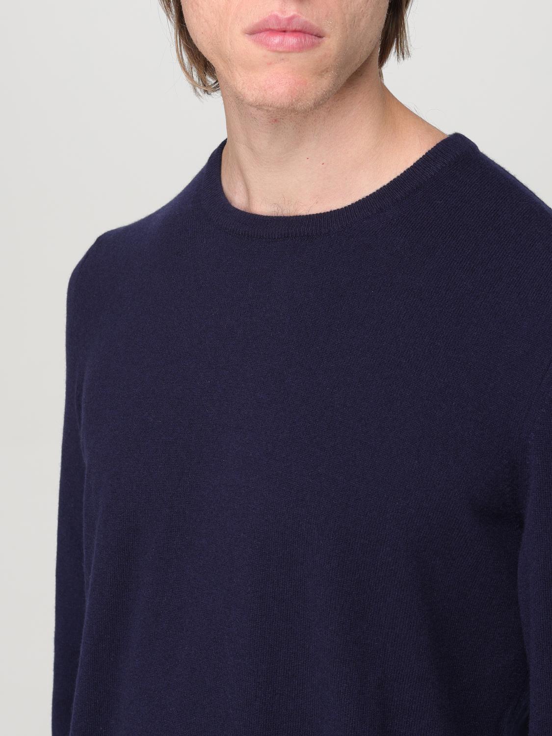 FEDELI SWEATER: Sweater men Fedeli, Blue - Img 3