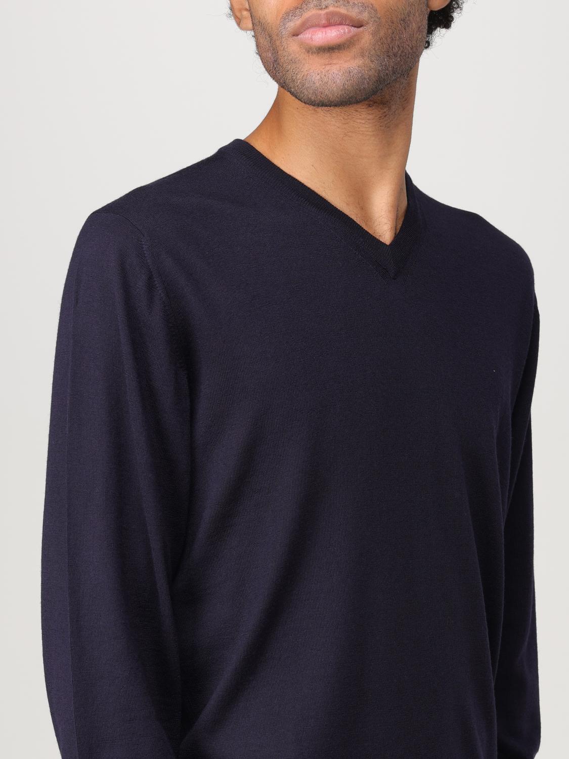 FEDELI SWEATER: Sweater men Fedeli, Blue - Img 3