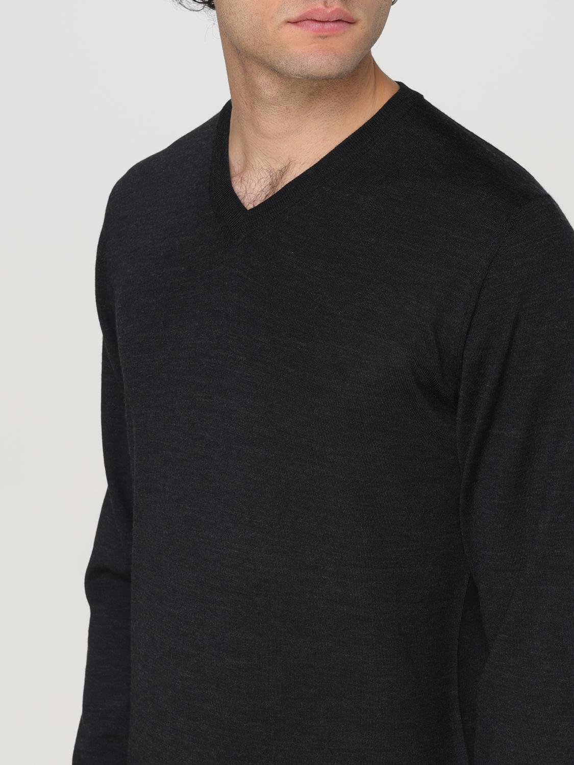 FEDELI SWEATER: Sweater men Fedeli, Grey - Img 3