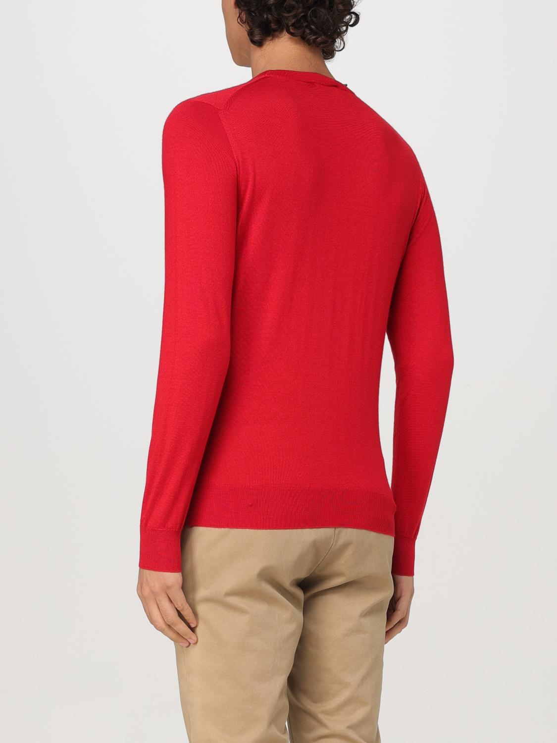 FEDELI SWEATER: Sweater men Fedeli, Red - Img 2