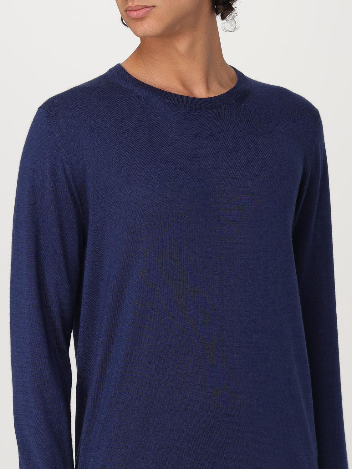 FEDELI SWEATER: Sweater men Fedeli, Blue 1 - Img 3