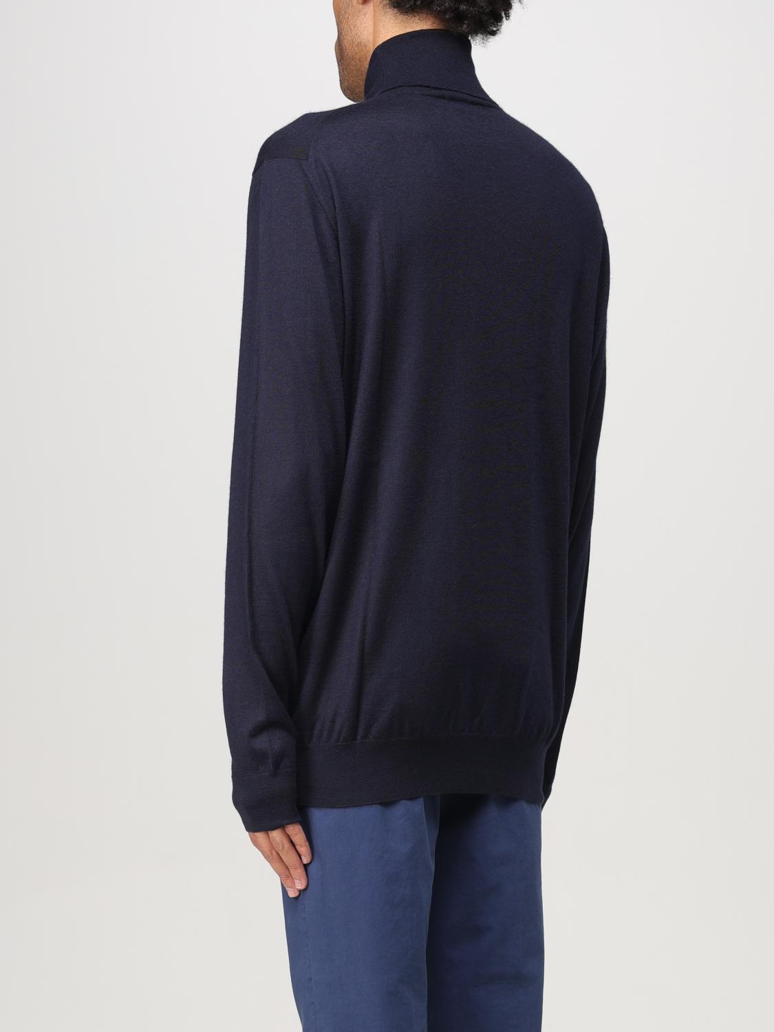 FEDELI SWEATER: Sweater men Fedeli, Blue - Img 2